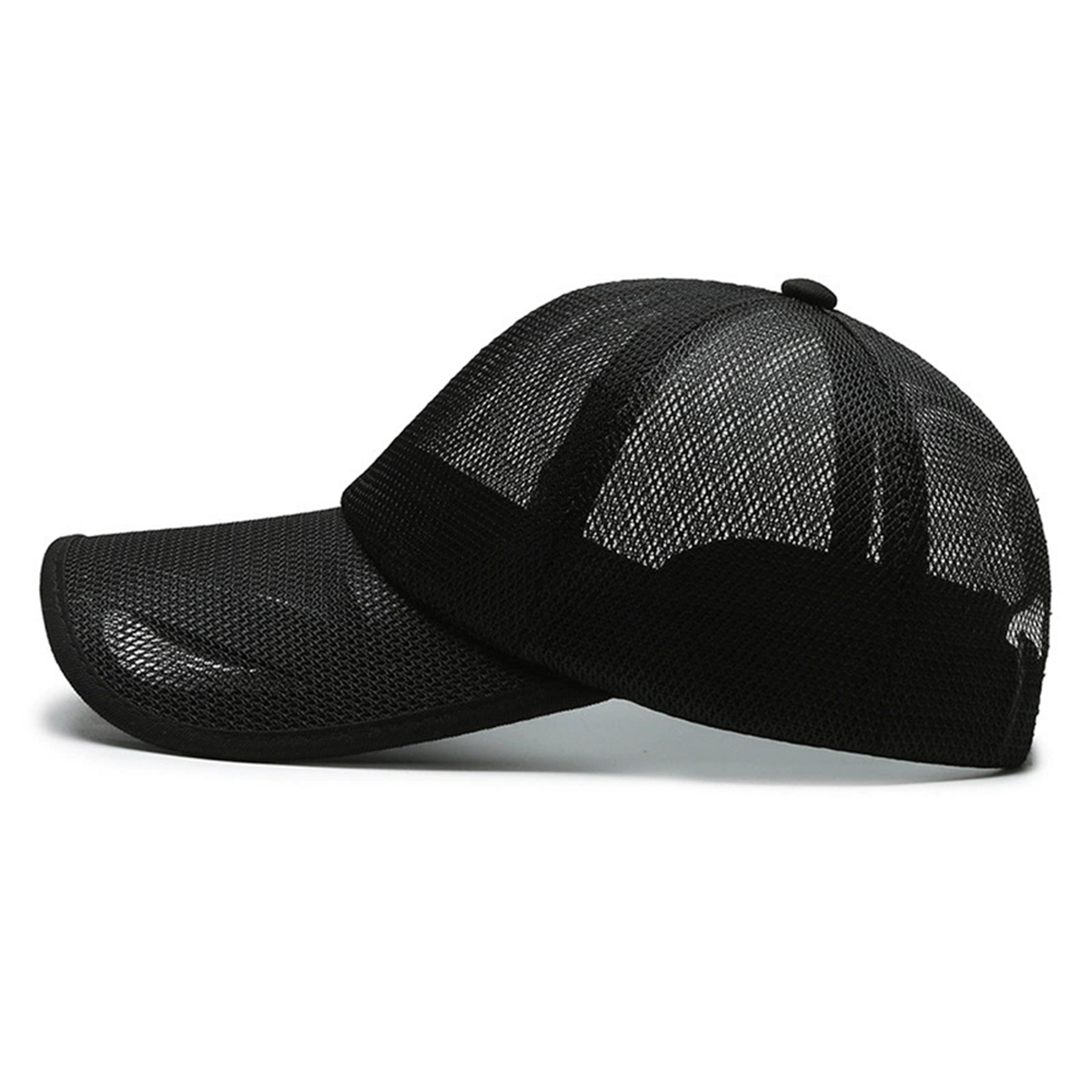 Openwork Brim Baseball Cap Breathable Mesh Summer Hat For Men Women Outdoor Sun Protection 1