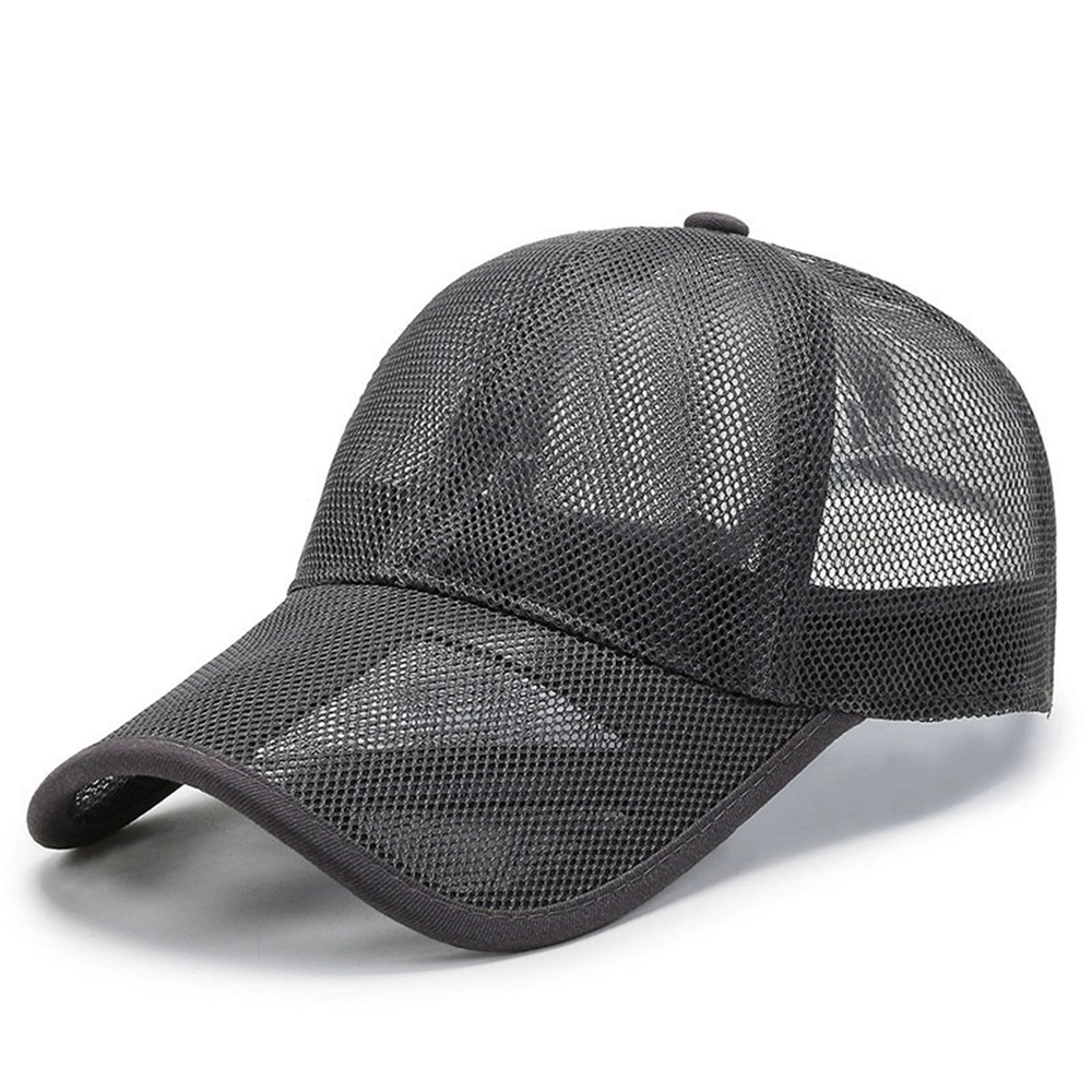 Openwork Brim Baseball Cap Breathable Mesh Summer Hat For Men Women Outdoor Sun Protection 8