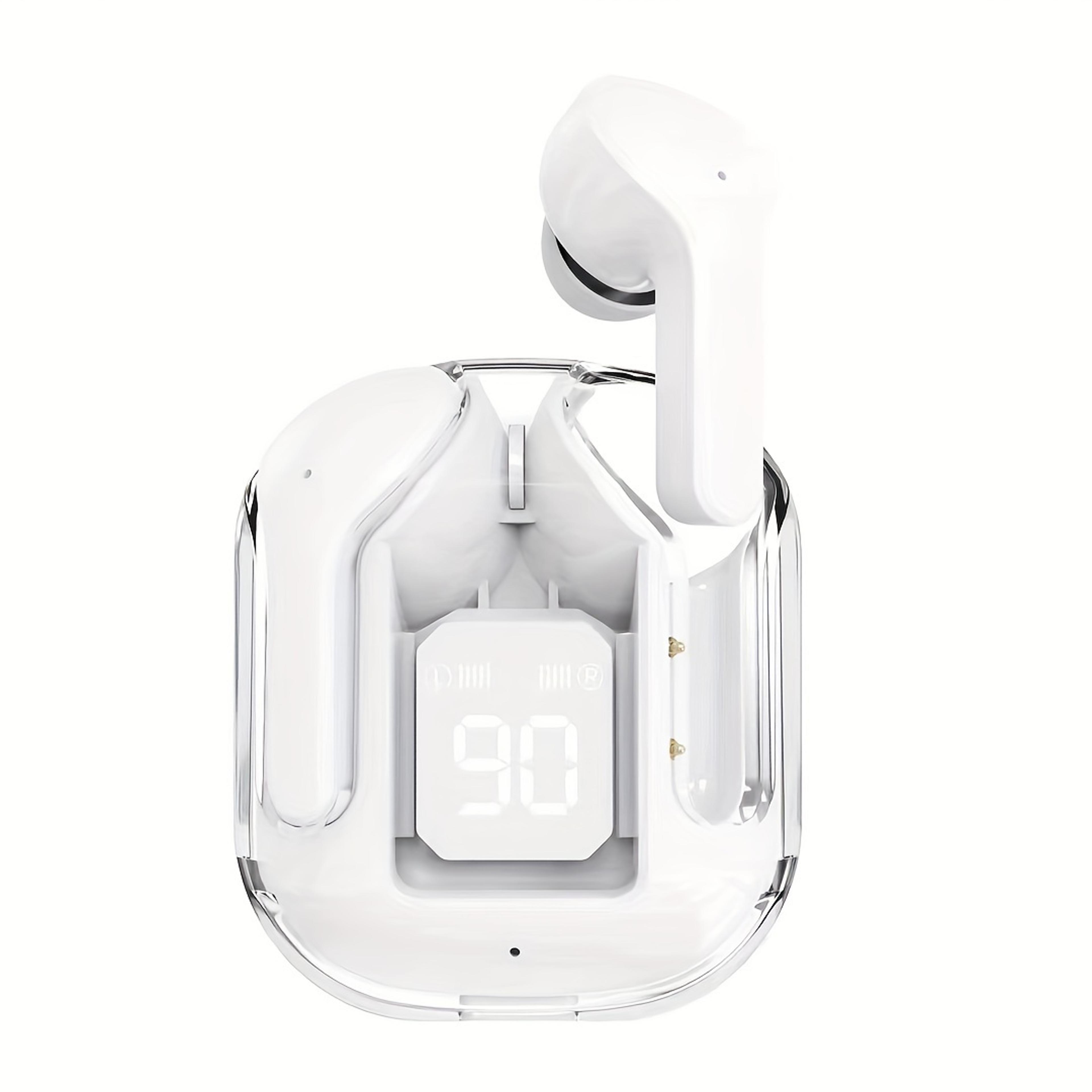 Transparent Mini True Wireless Sports Earbuds With Heavy Bass  Charging Case 5