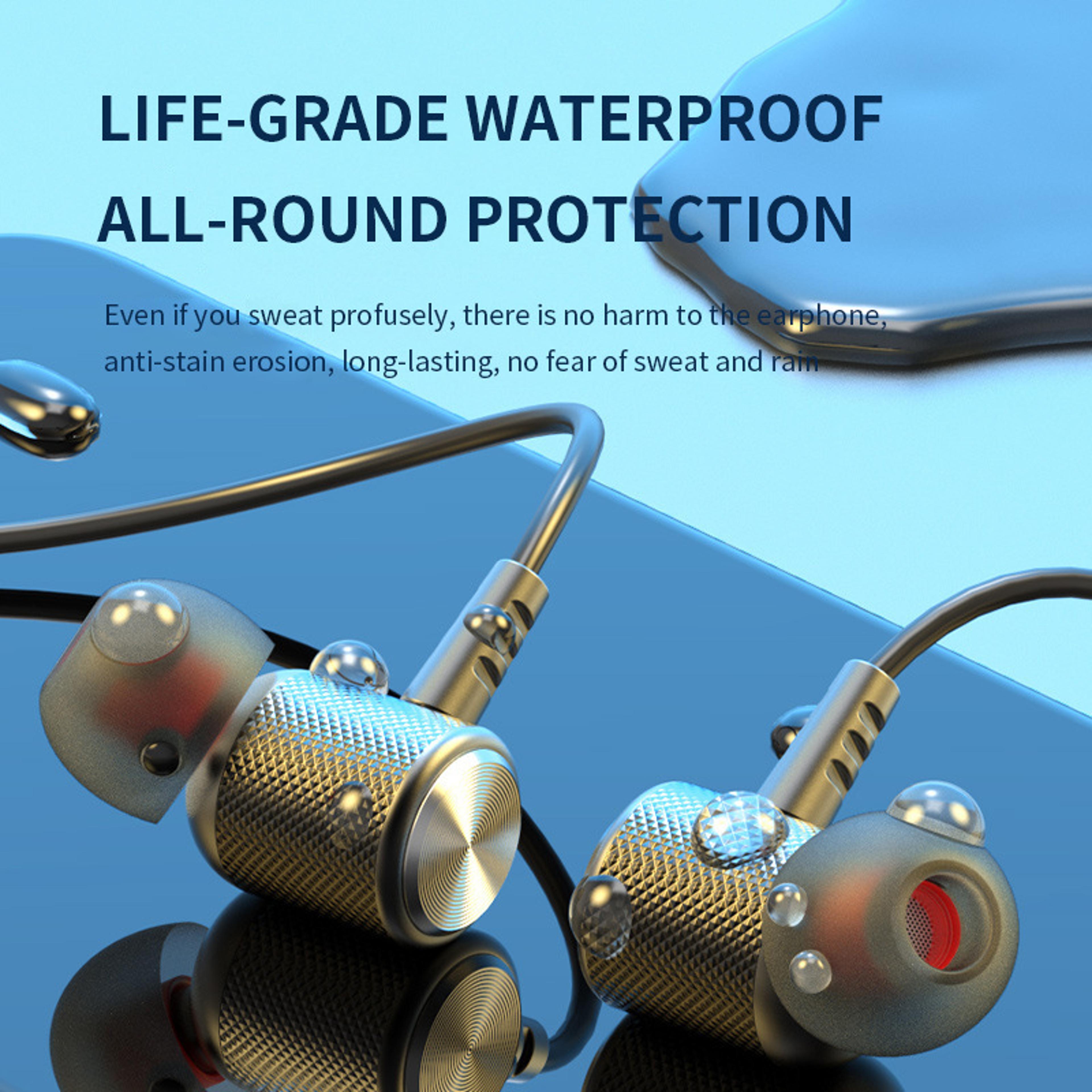 Wireless Bluetooth Neckband Sports Earphones Waterproof Magnetic Stereo Headset 3