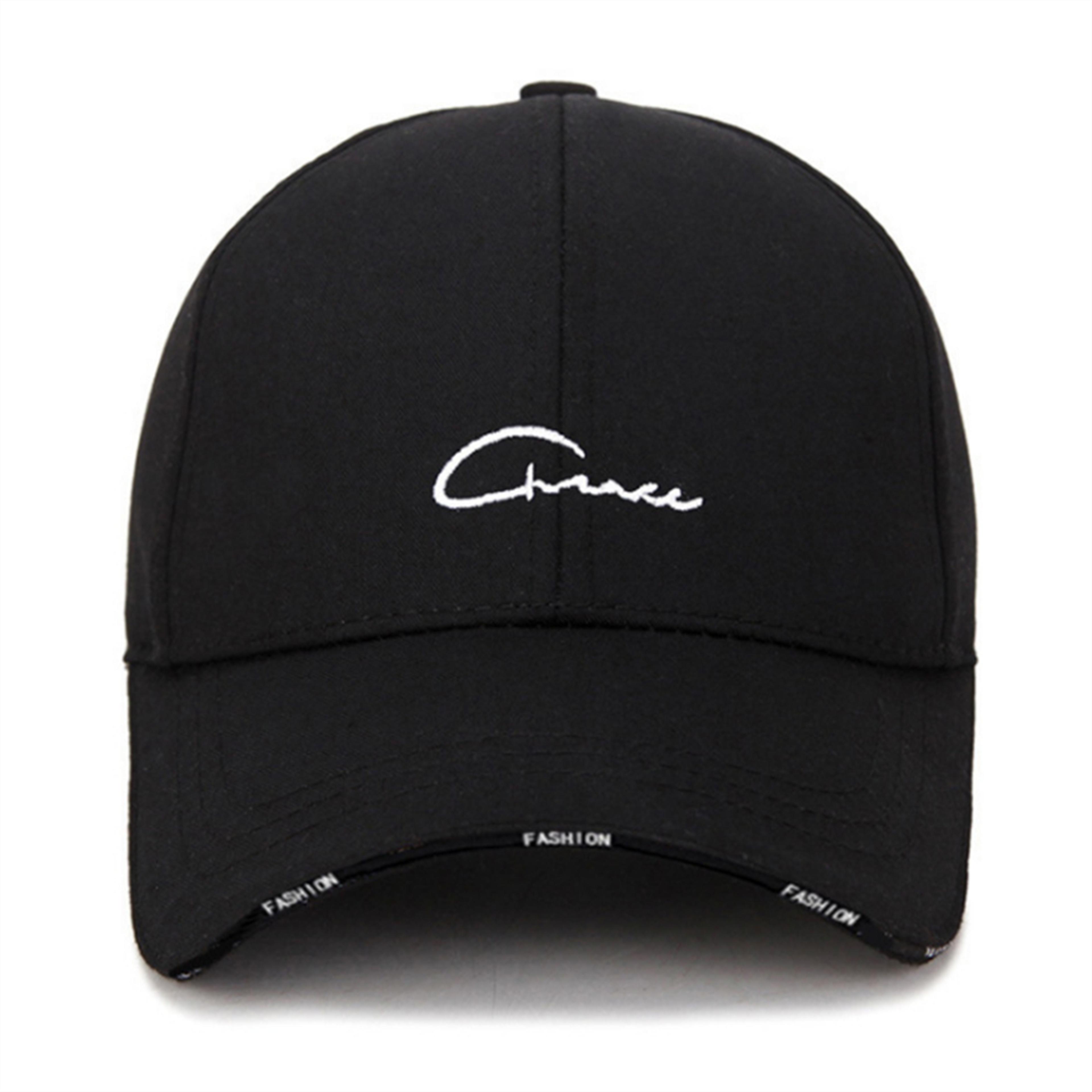 unisex sun protection baseball cap summer travel hat hipster black white style
