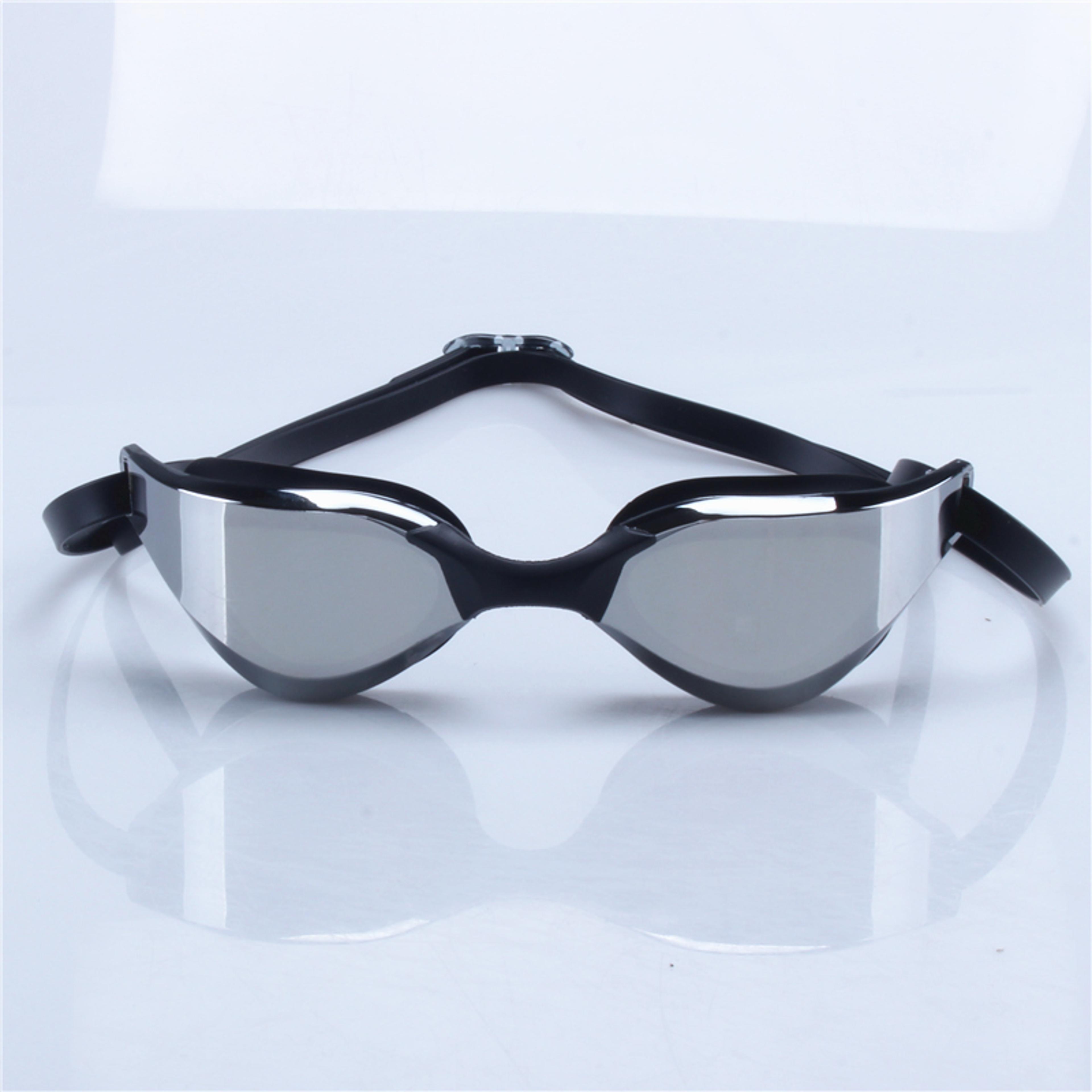 Professional Anti Fog Swimming Goggles With Electroplate Lens And Silicone Seal 1