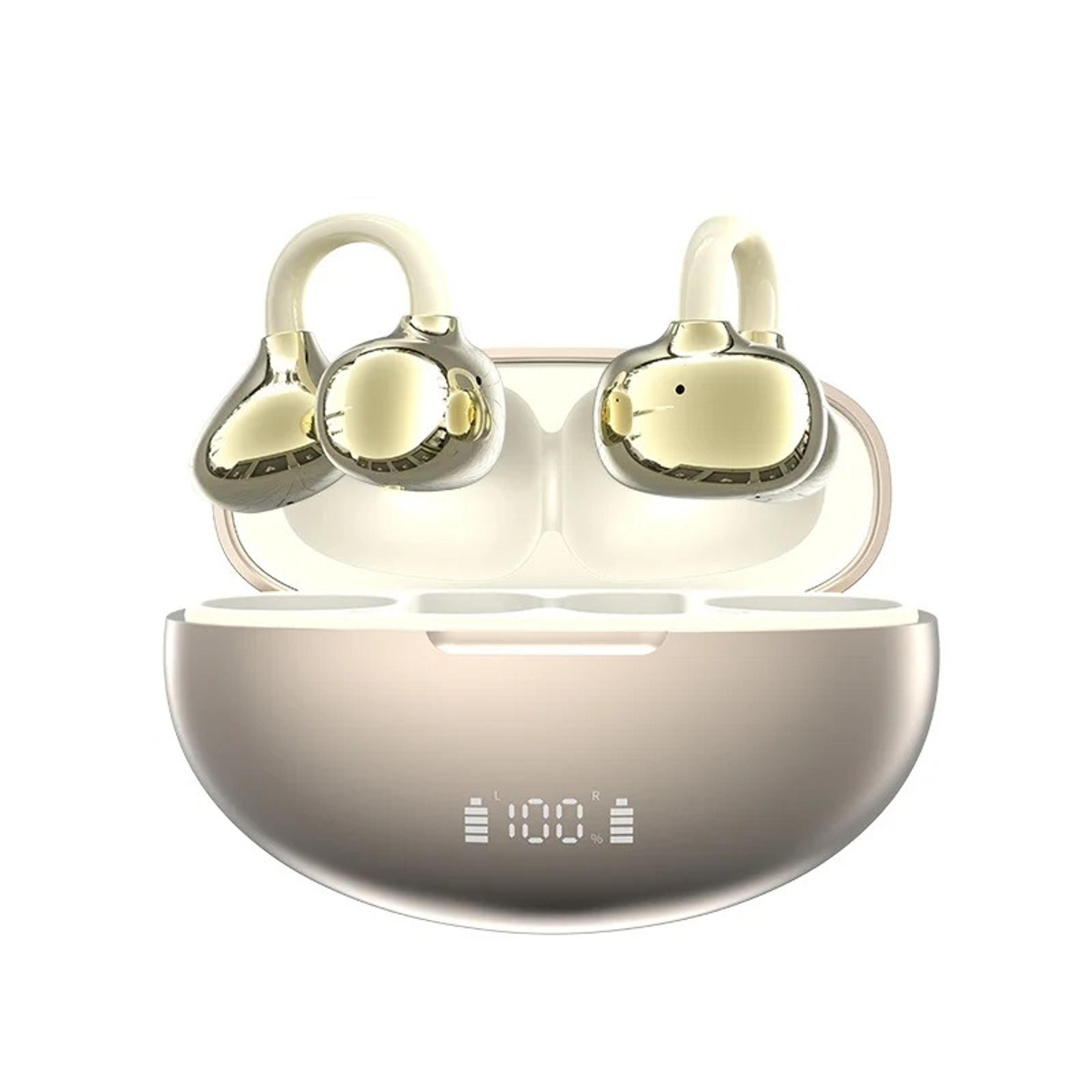 Ultra Comfortable Ear Clip Wireless Bluetooth Earphones With Long Battery Life And Hands Free Mic 6