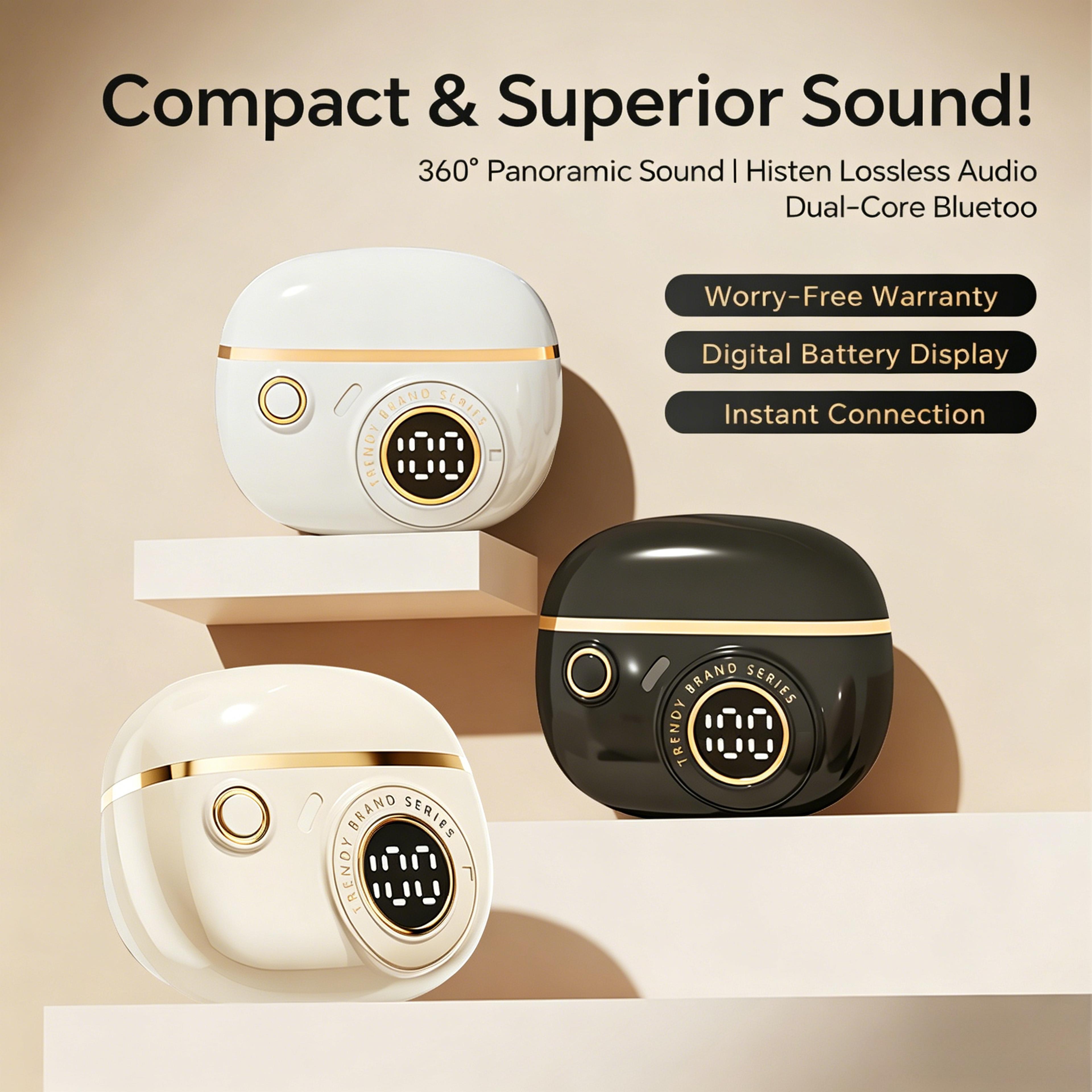 Bluetooth Wireless Earbuds With Clear Calls And Gaming Sound 3