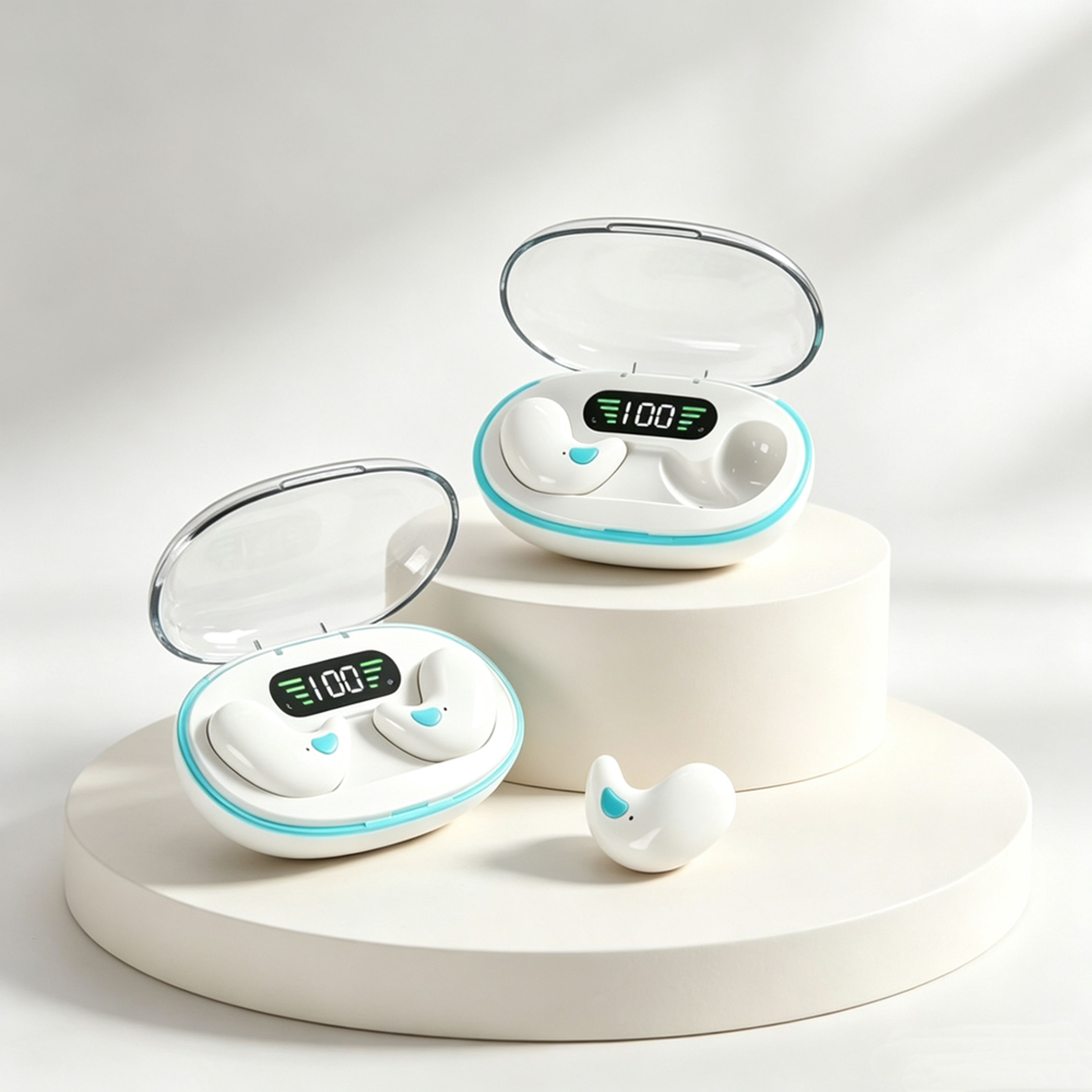 wireless bluetooth earbuds with noise reduction for sport gaming and daily use