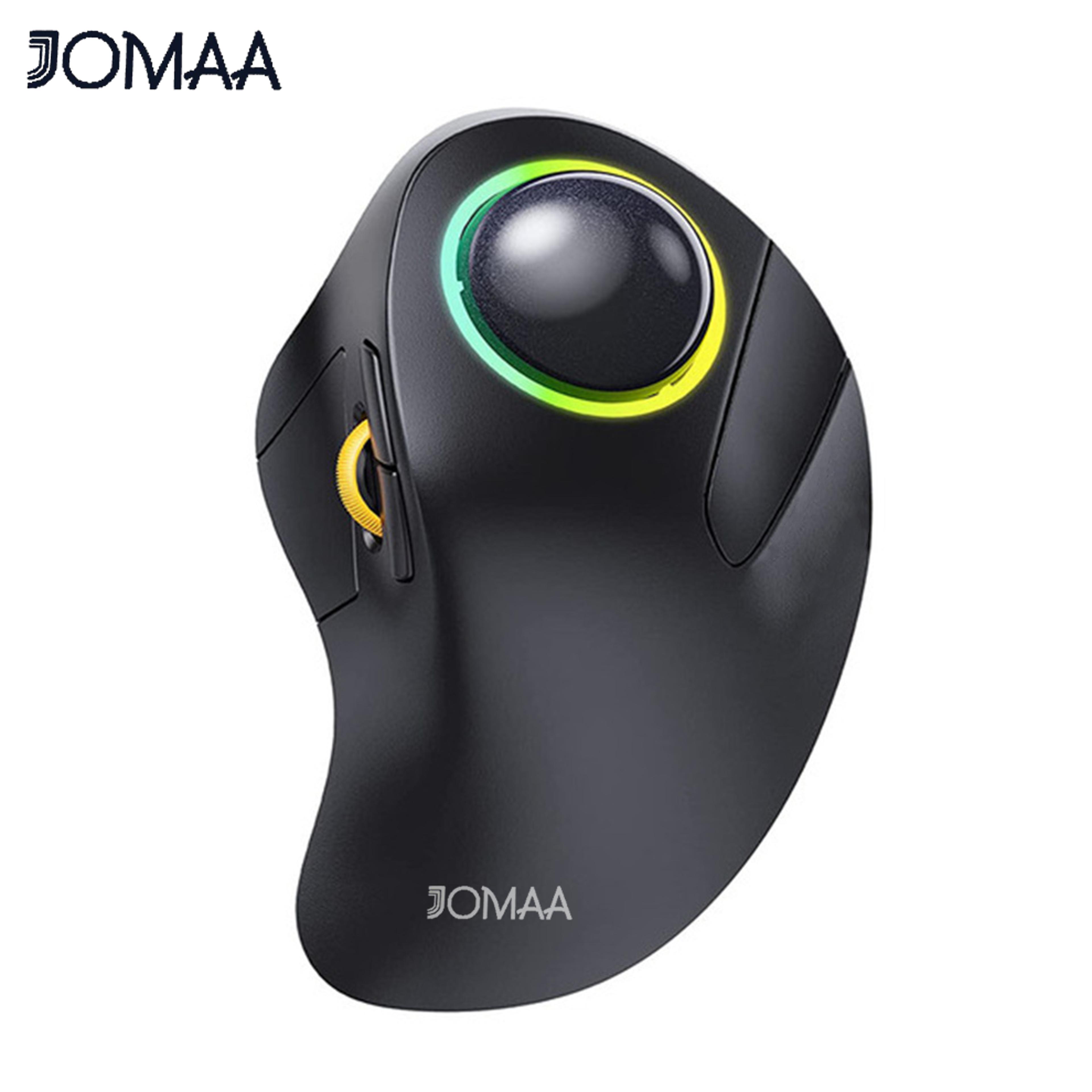 Rechargeable Ergonomic Wireless Trackball Mouse With Backlit Design For Laptop And Gaming 4
