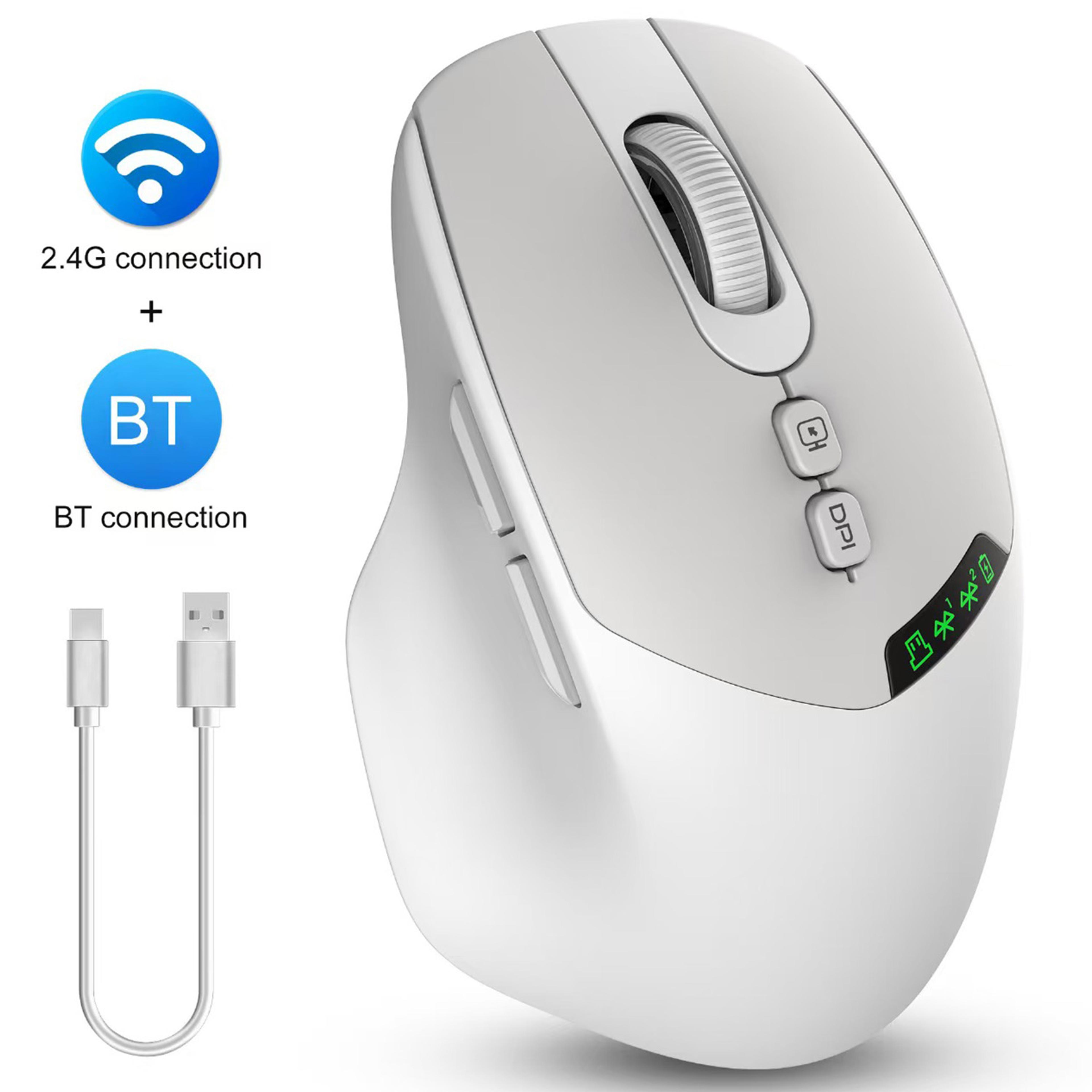 Silent Dual Mode Wireless Mouse With Bluetooth And Adjustable DPI 4