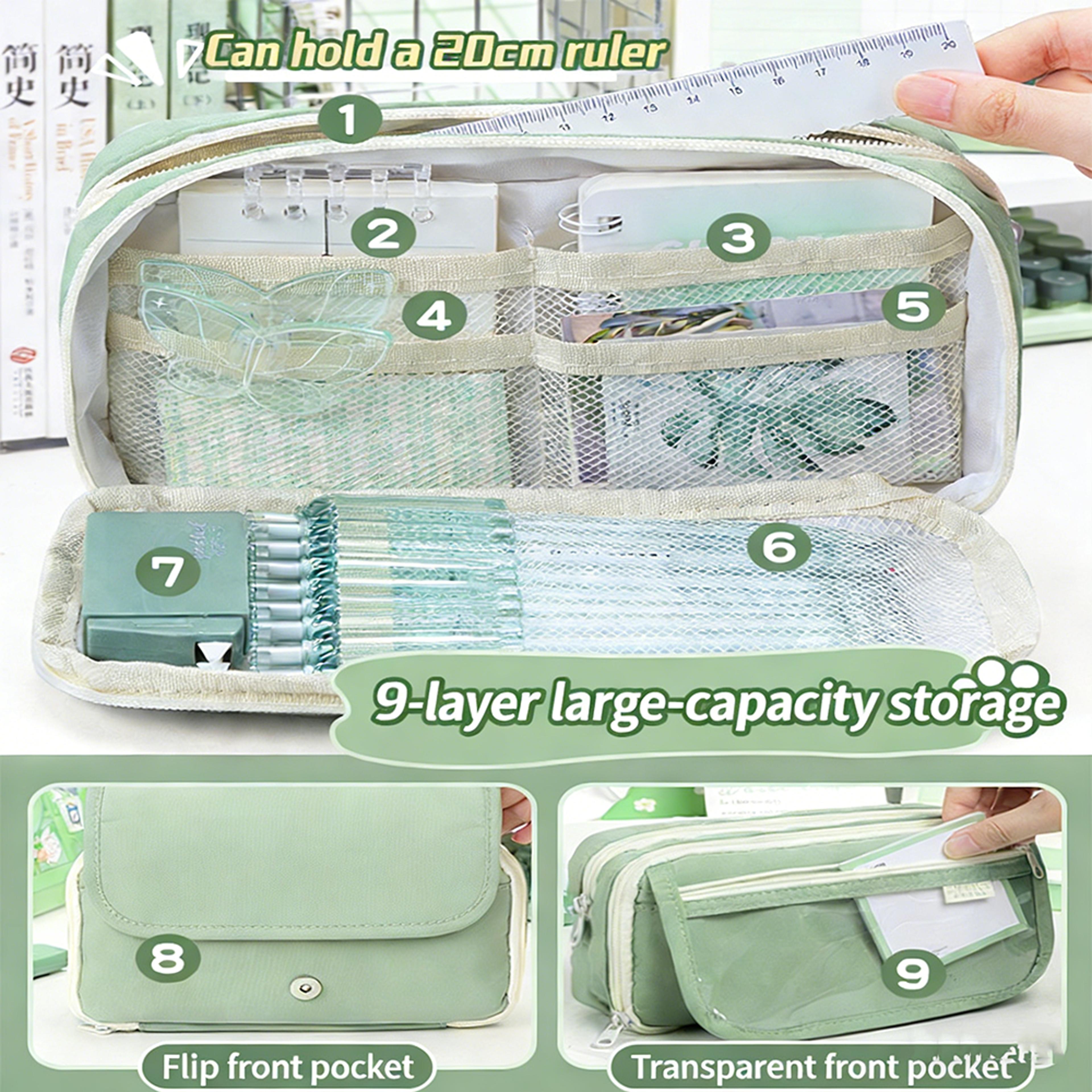 Cute Cat Paw Pencil Case Large Capacity Kawaii Pencil Pouch For School Office And Gifts 3