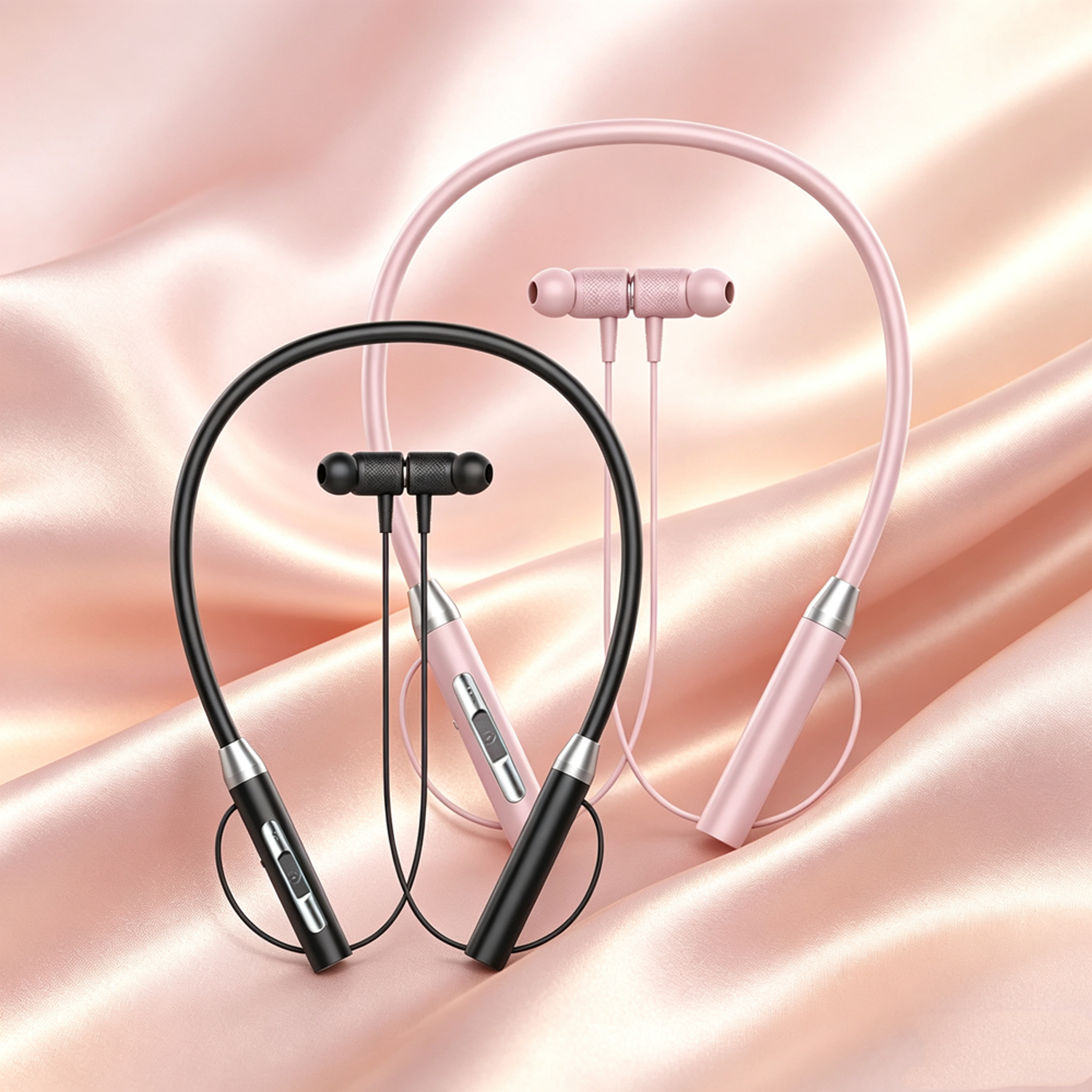 adaptive noise cancelling wireless bluetooth earbuds with immersive sound and touch control