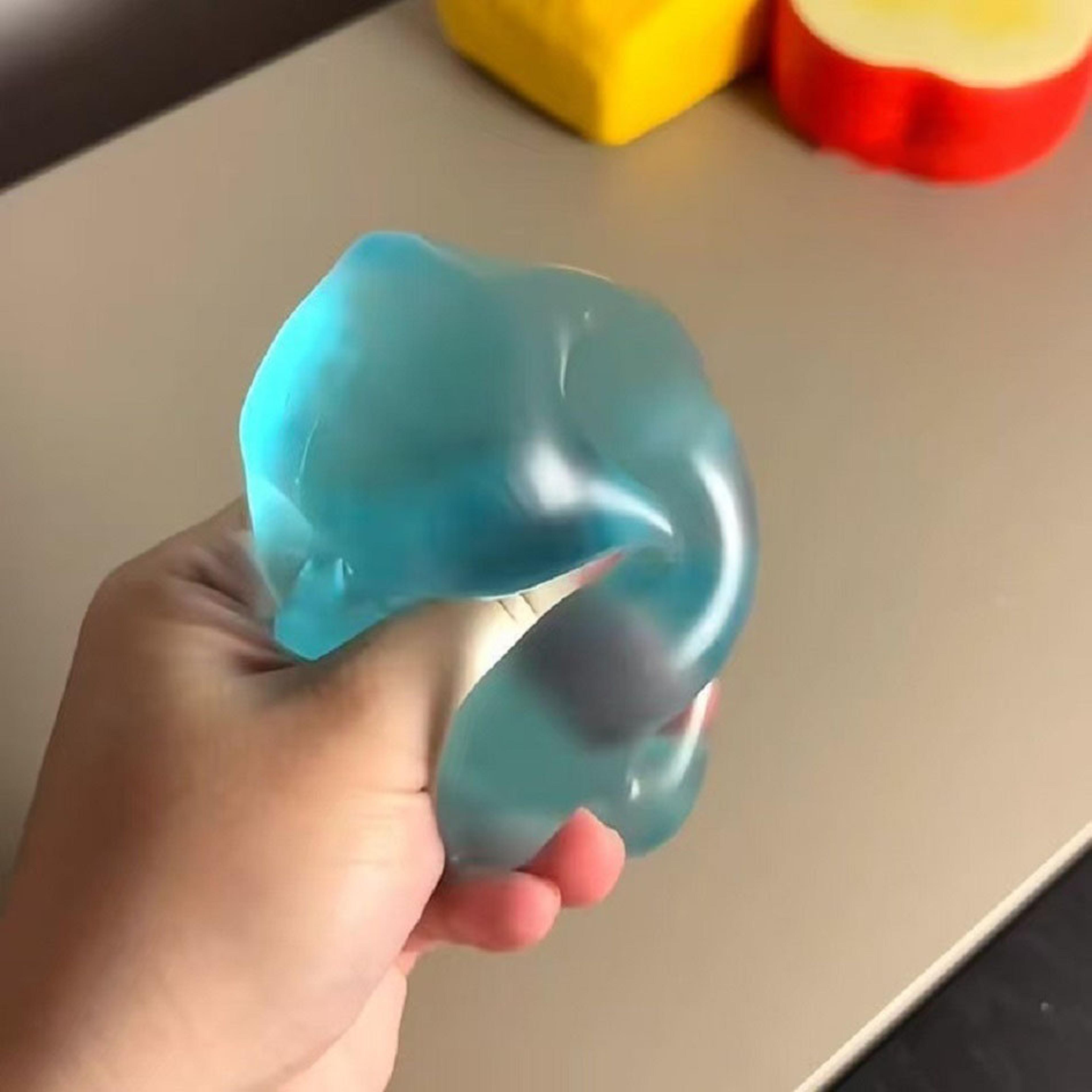 Green Apple Squishy Stress Ball Sensory Fidget Toy For Kids Adults 2