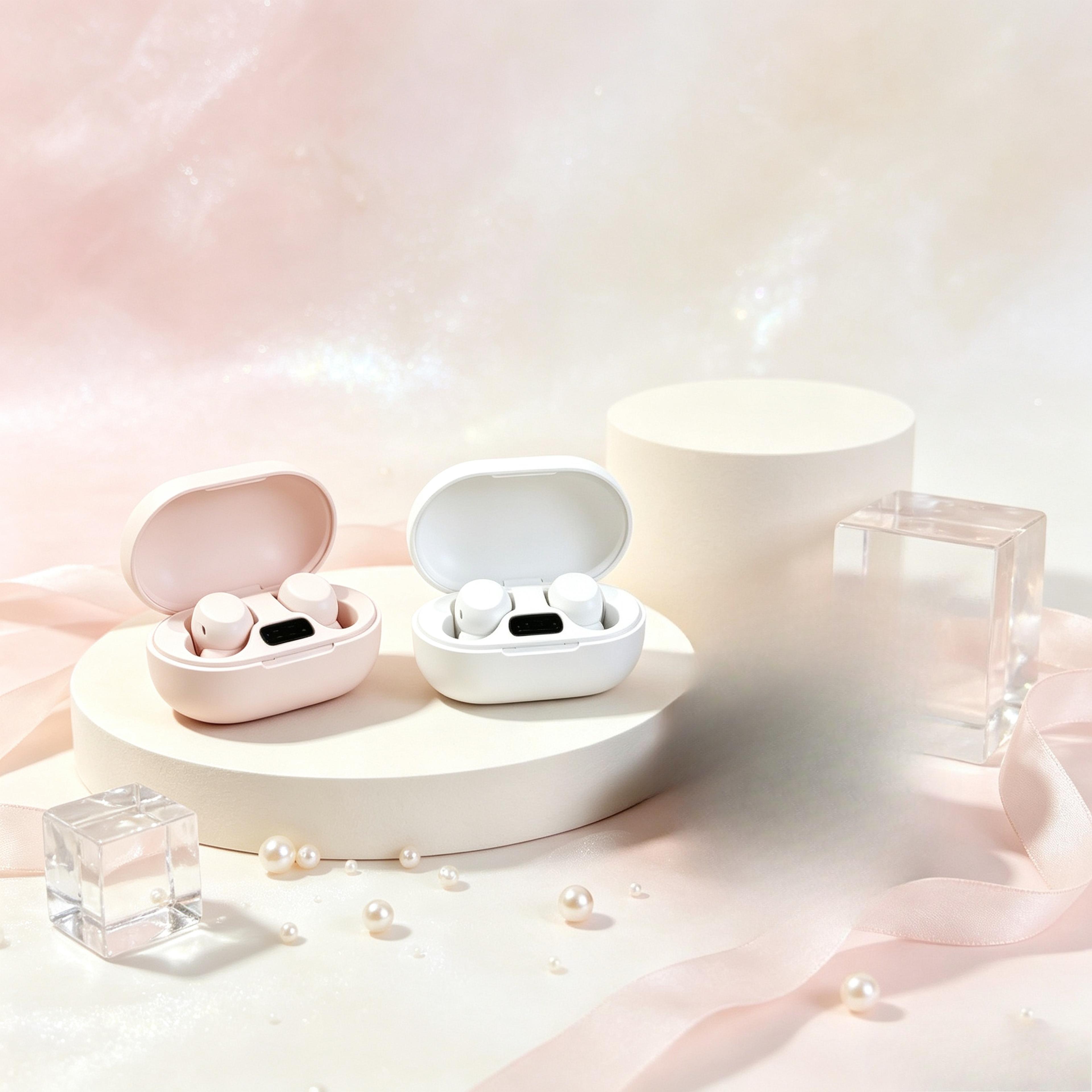 mini bluetooth wireless earbuds with hifi stereo and noise reduction