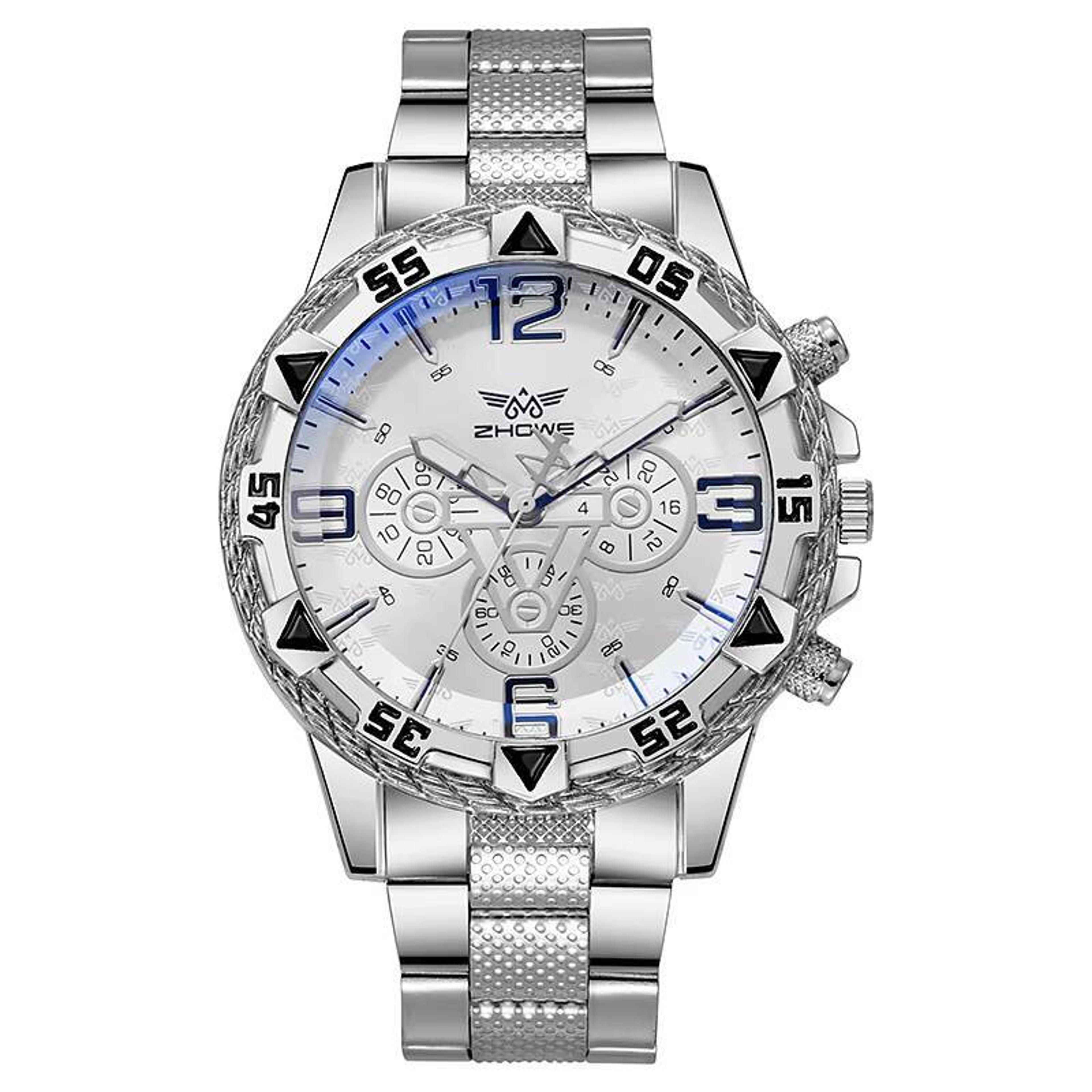 Luxury Large Dial Mens Quartz Watch For Business And Casual Style 5