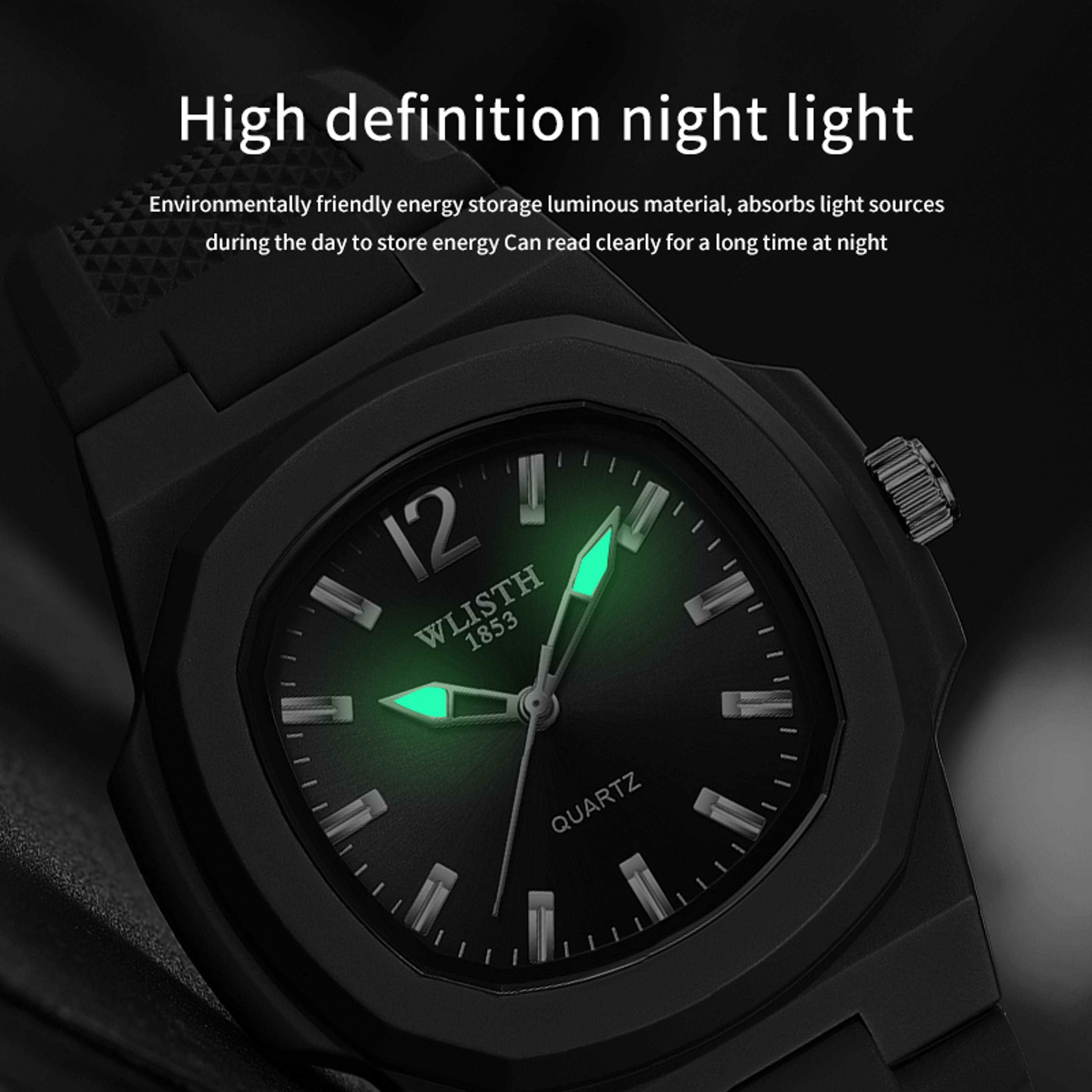 Luxury Waterproof Quartz Watch For Men Business Luminous Dress Wristwatch 4