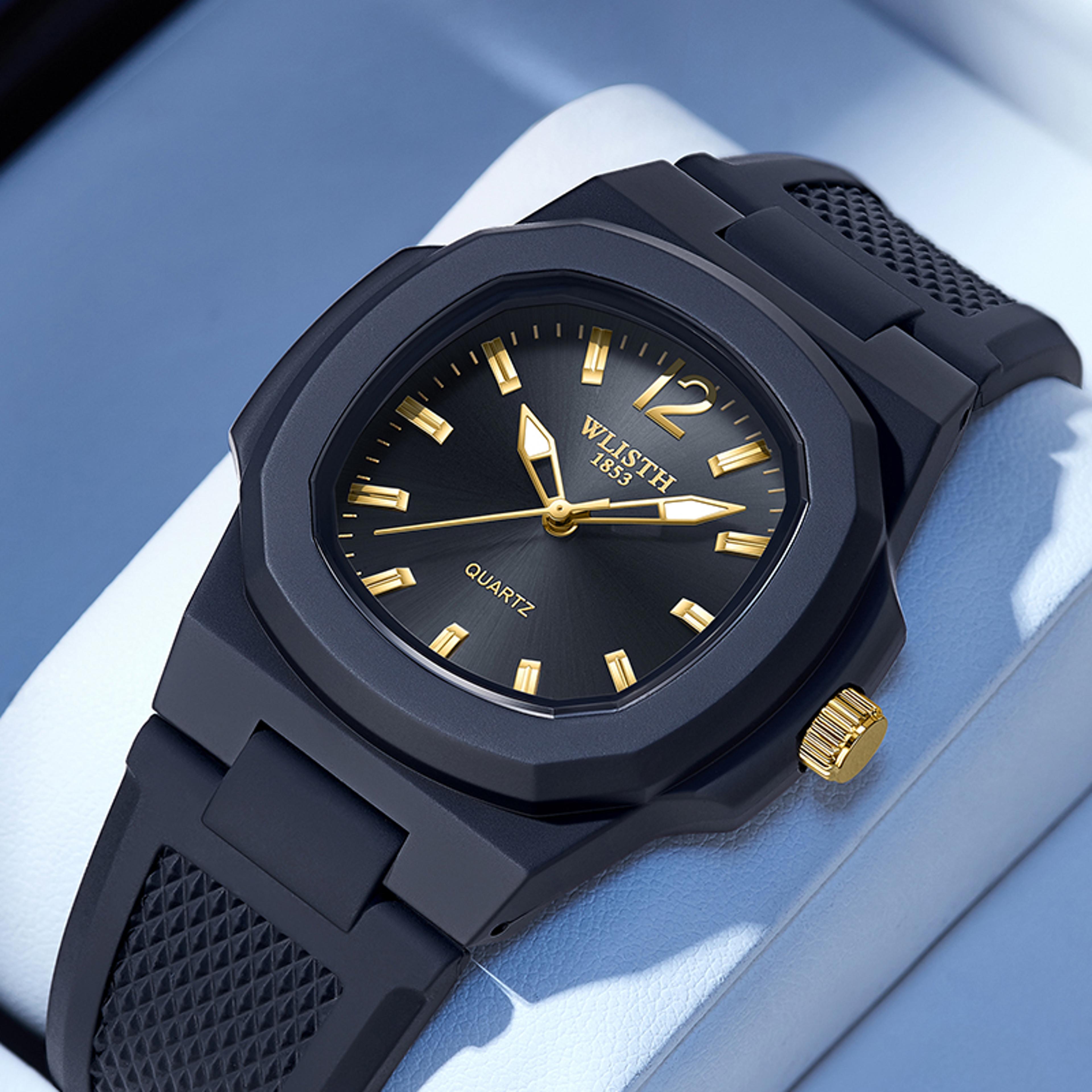 Luxury Waterproof Quartz Watch For Men Business Luminous Dress Wristwatch 7