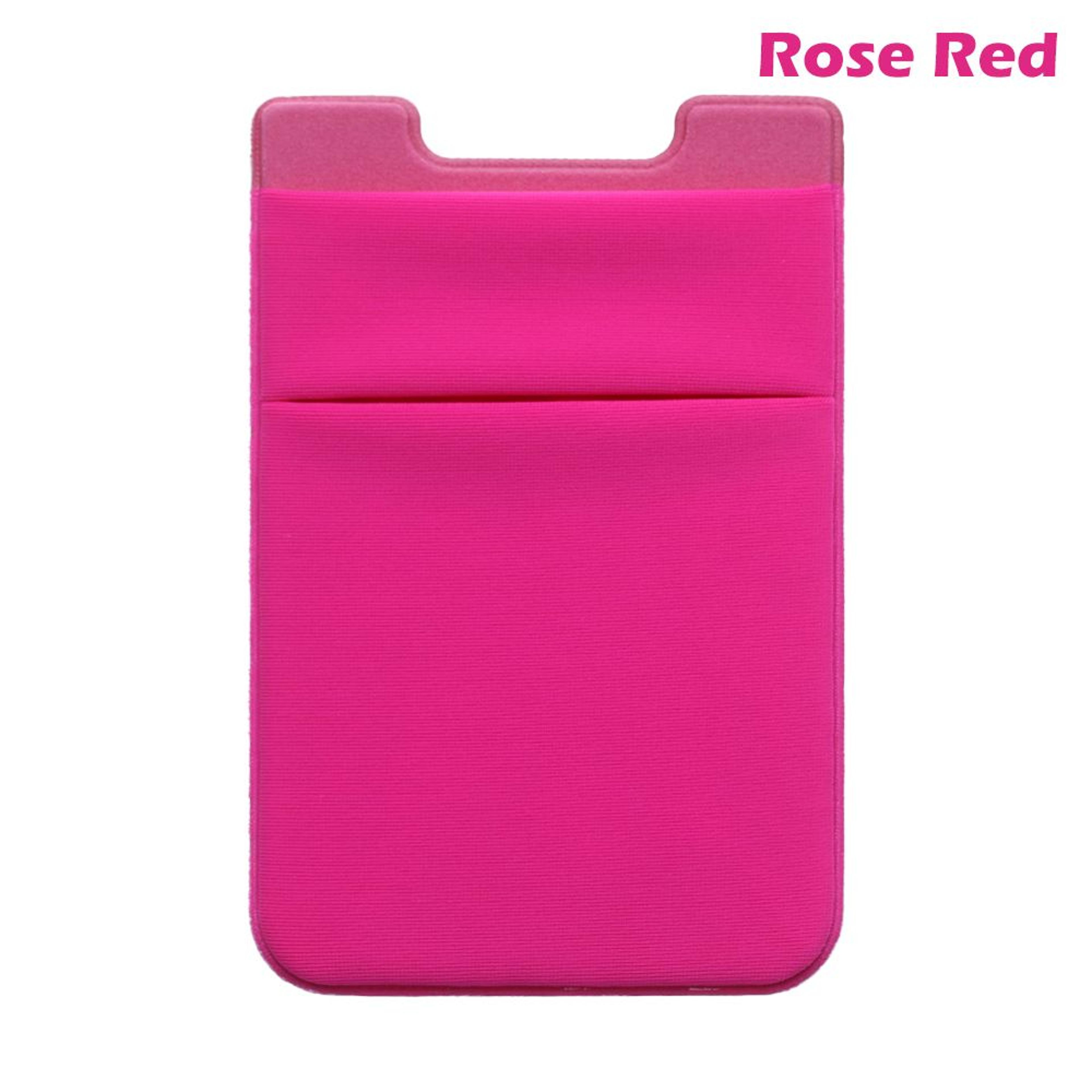 Slim Silicone Phone Card Holder Stick On Phone Wallet 8