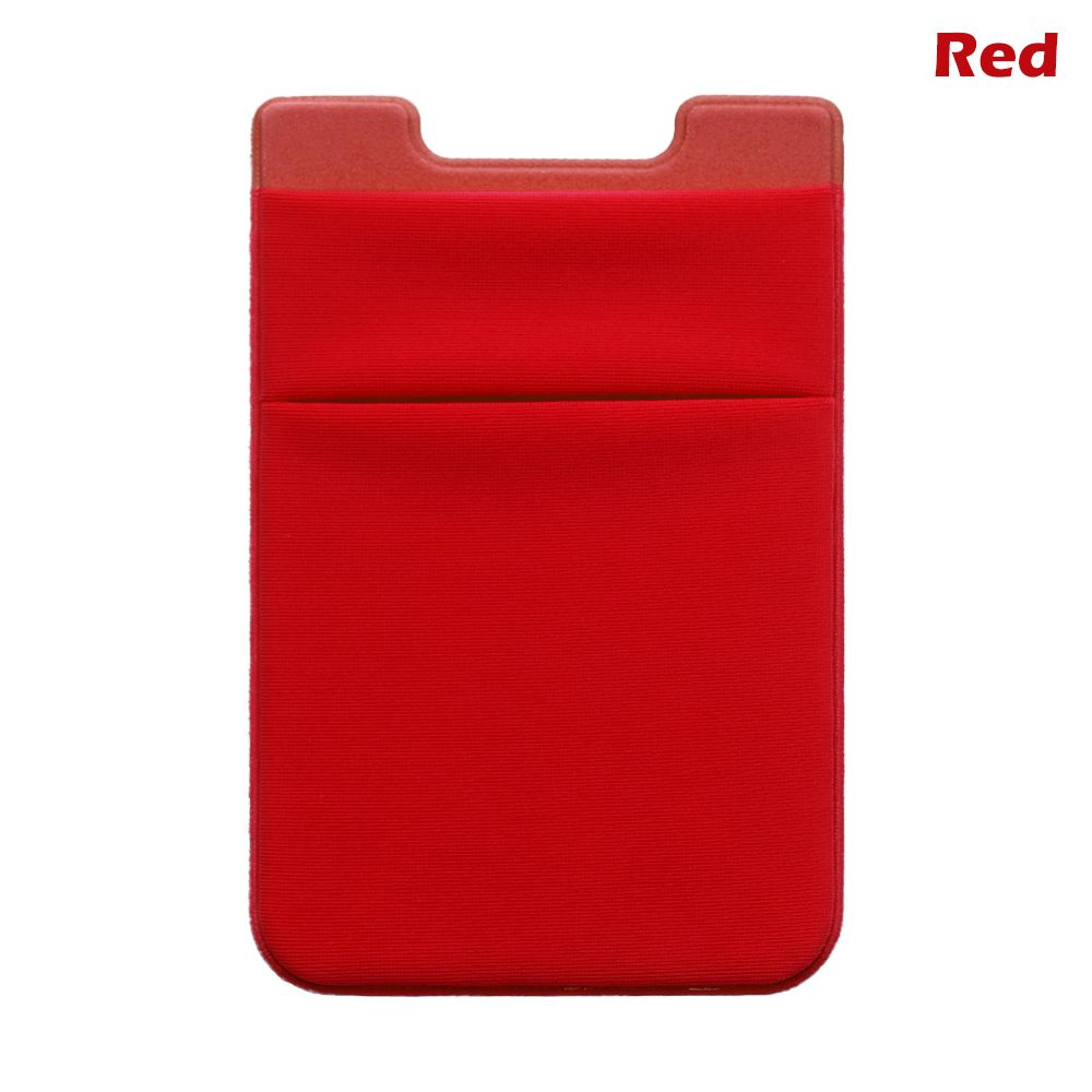 Slim Silicone Phone Card Holder Stick On Phone Wallet 11