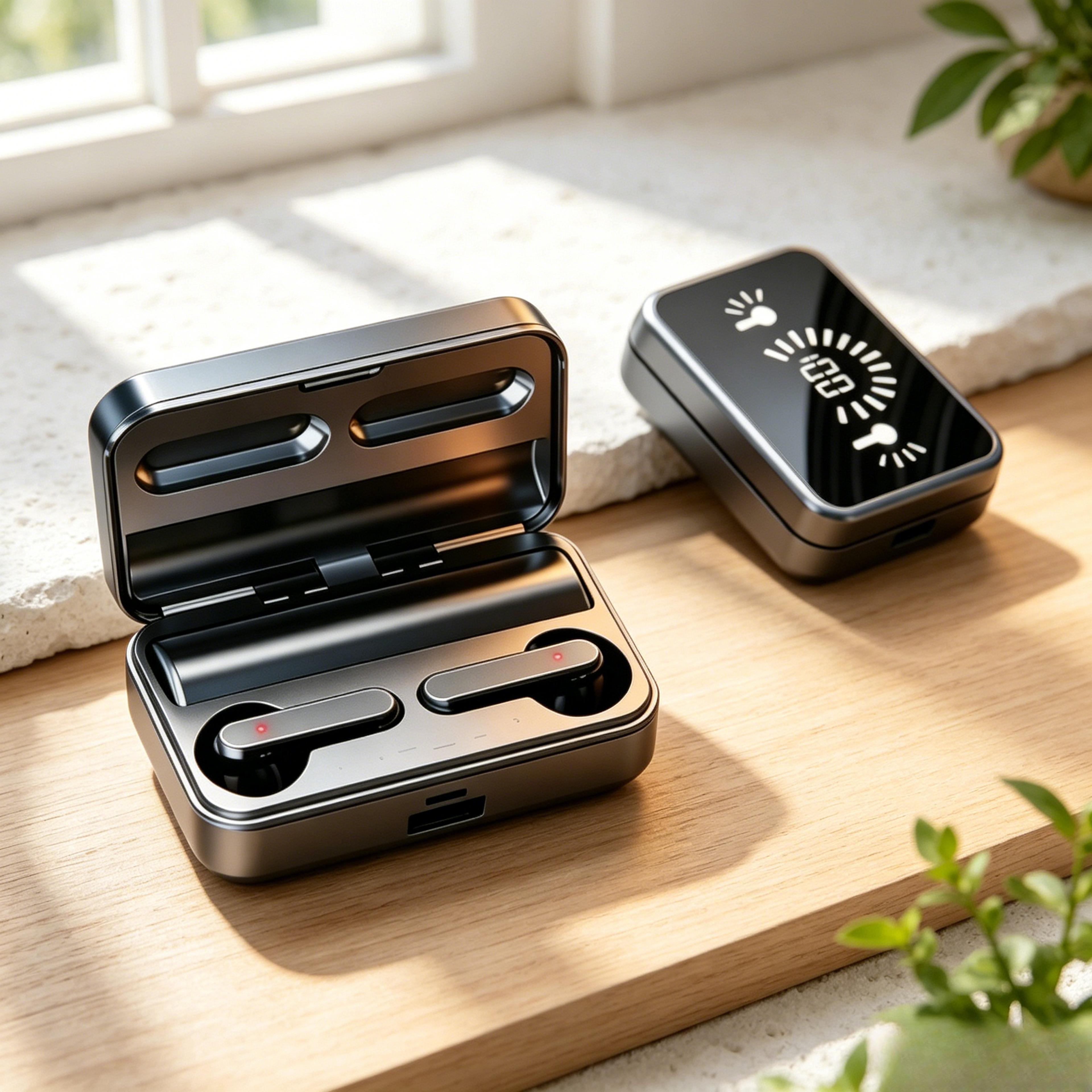 tws bluetooth in ear headphones with active noise cancellation