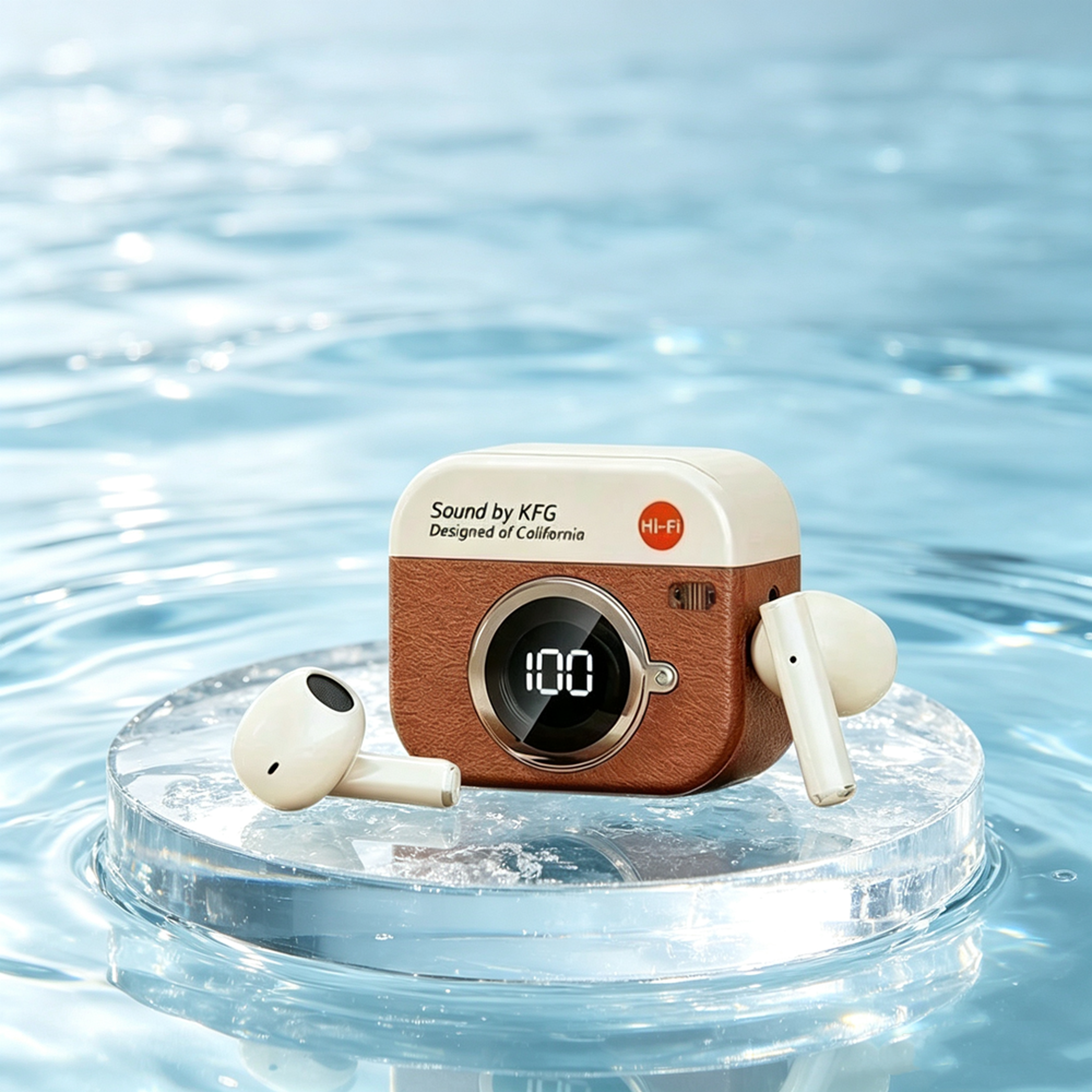 tws wireless earphones with bluetooth active noise cancellation and charging case