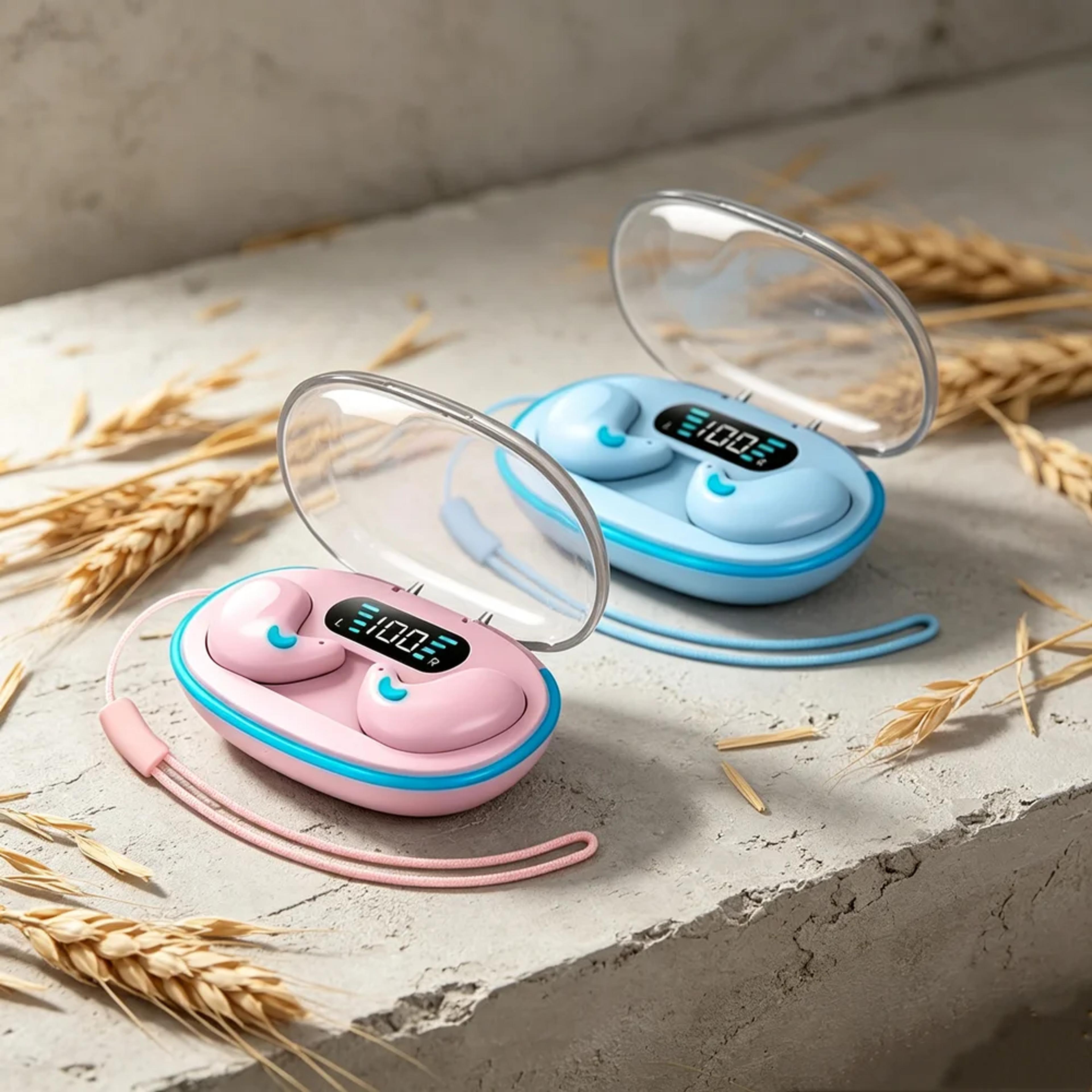 magnetic bluetooth neckband earphones with active noise cancellation and microphone
