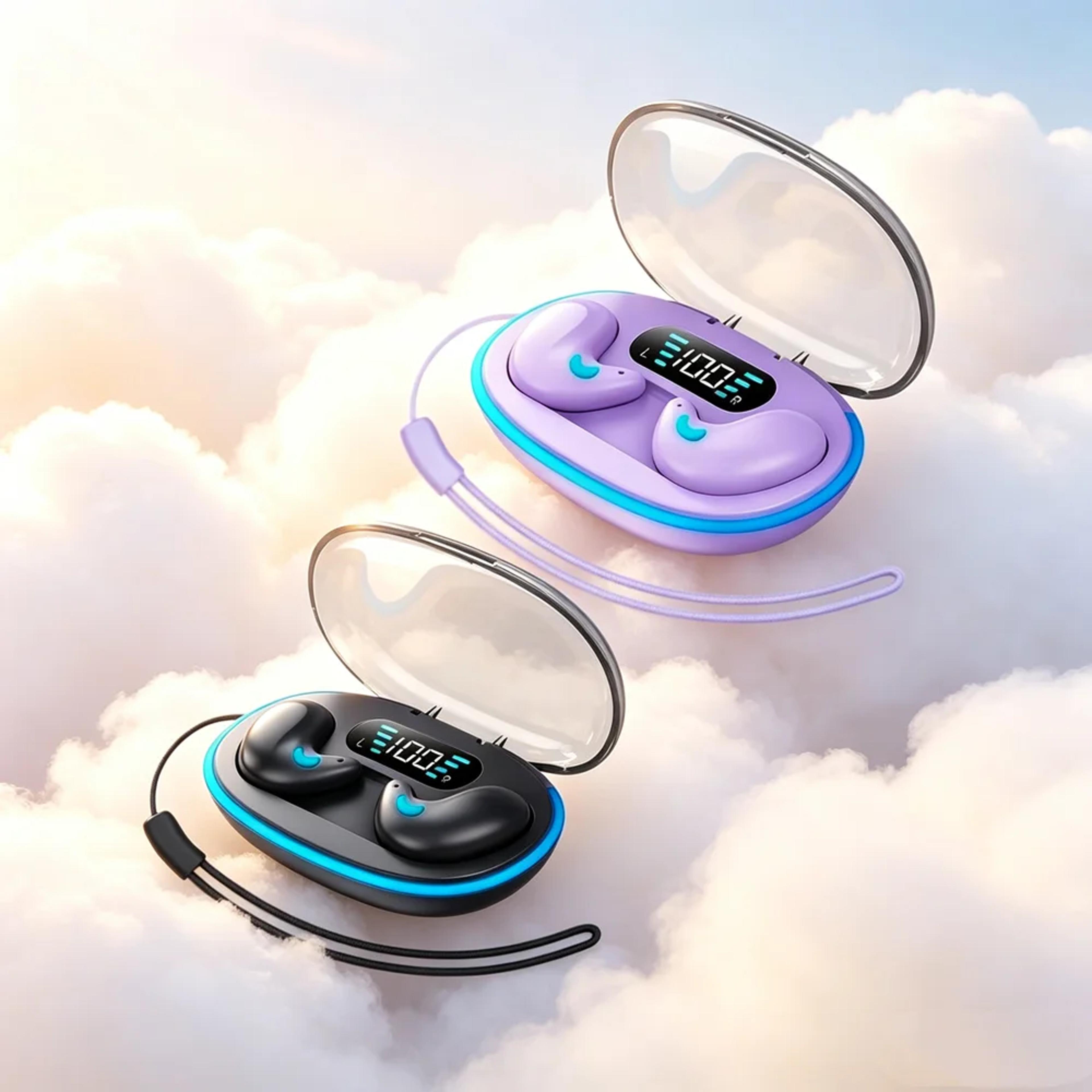 bluetooth wireless headphones with active noise cancellation and microphone