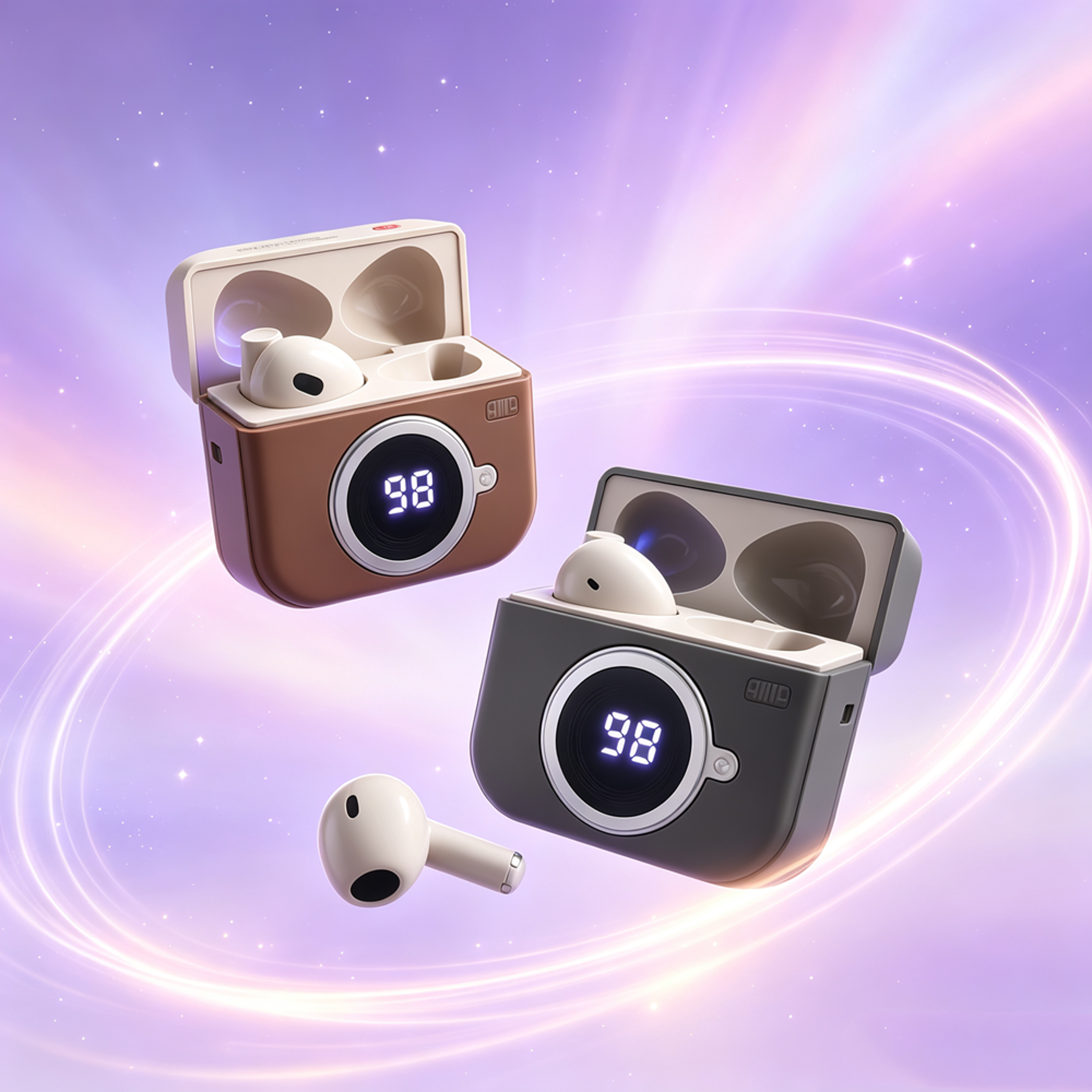 wireless earbuds with spatial audio active noise cancelling touch control bluetooth headset