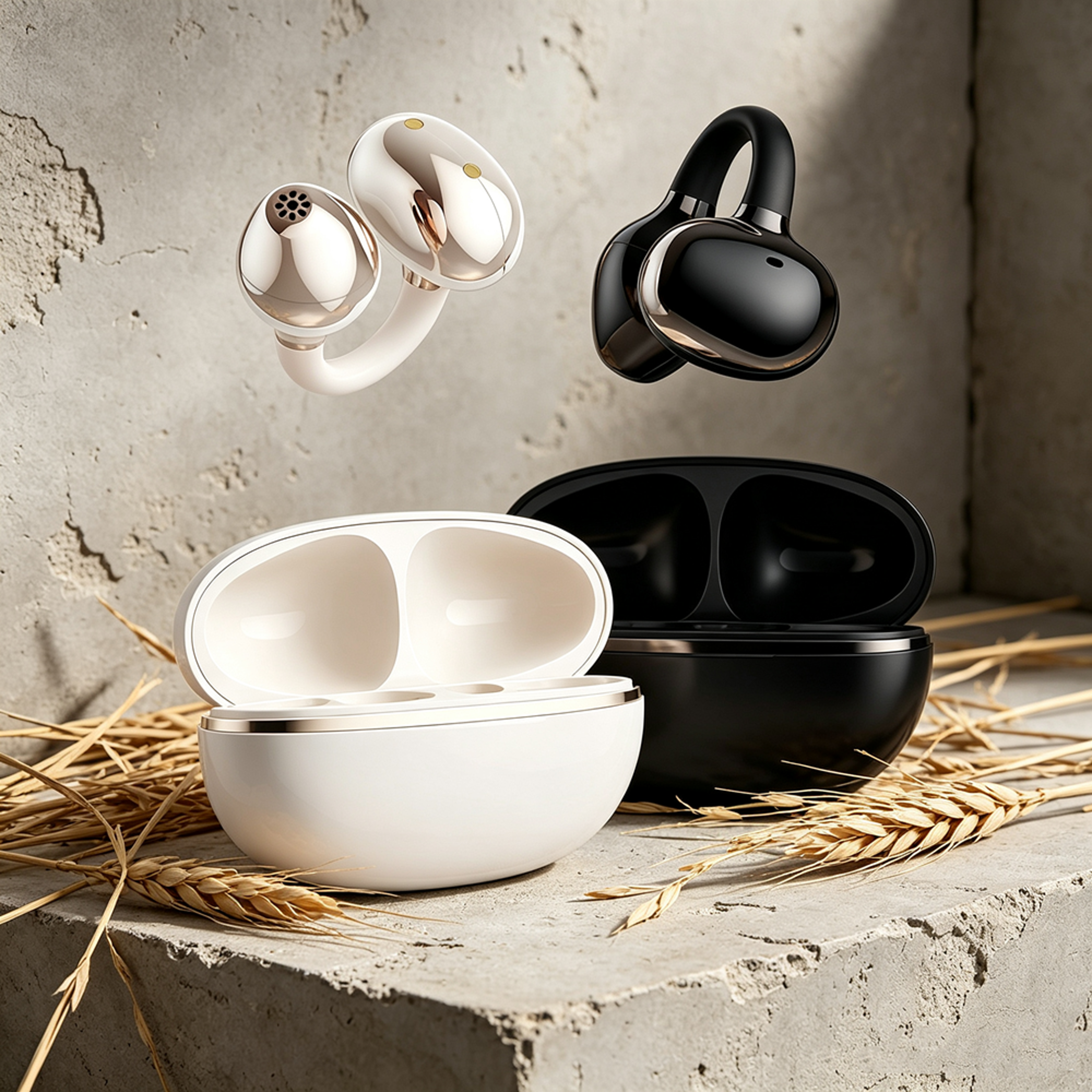 wireless earbuds active noise cancelling headphones with charging case bluetooth in ear earphones