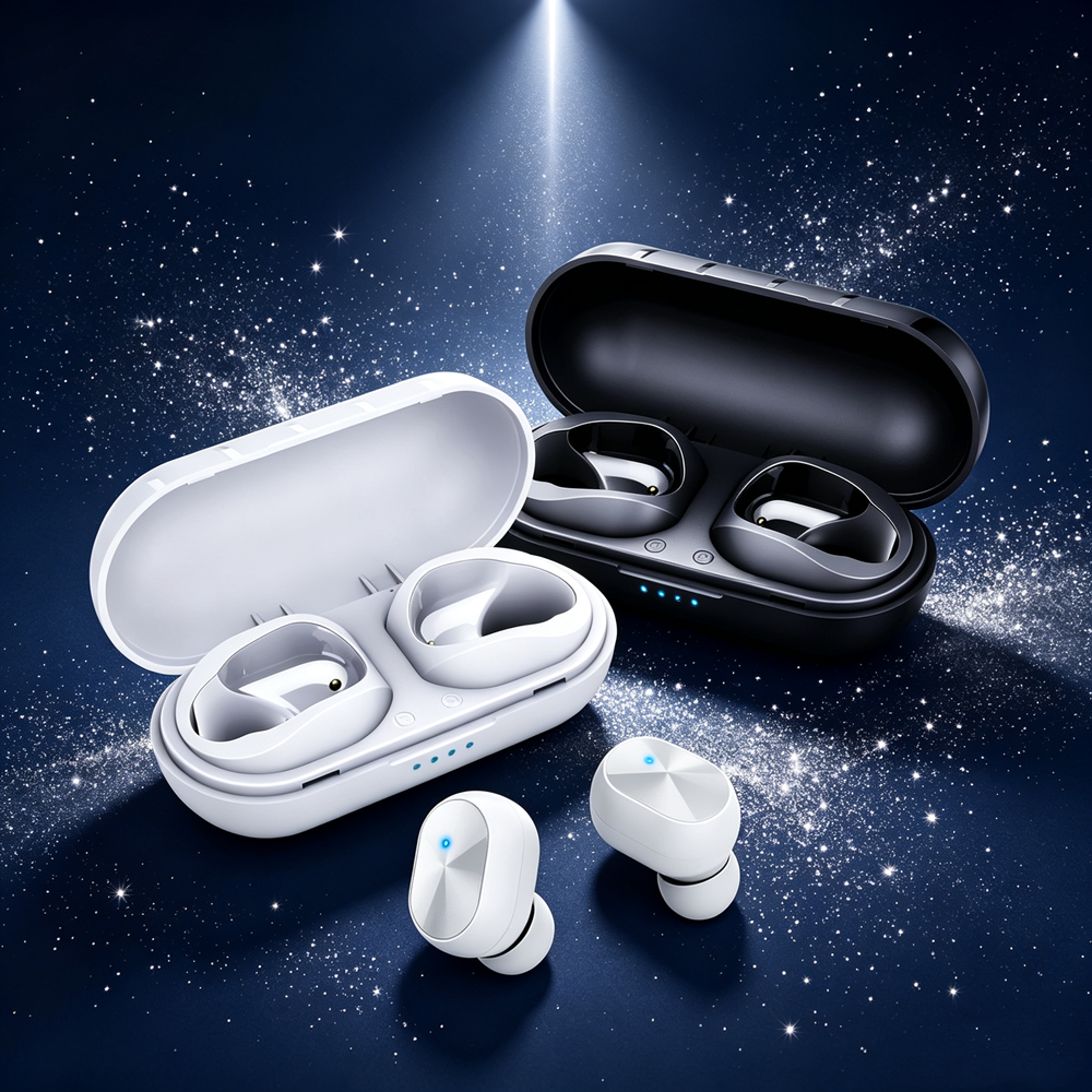 tws wireless earbuds wide soundstage bluetooth headphones with active noise cancelling
