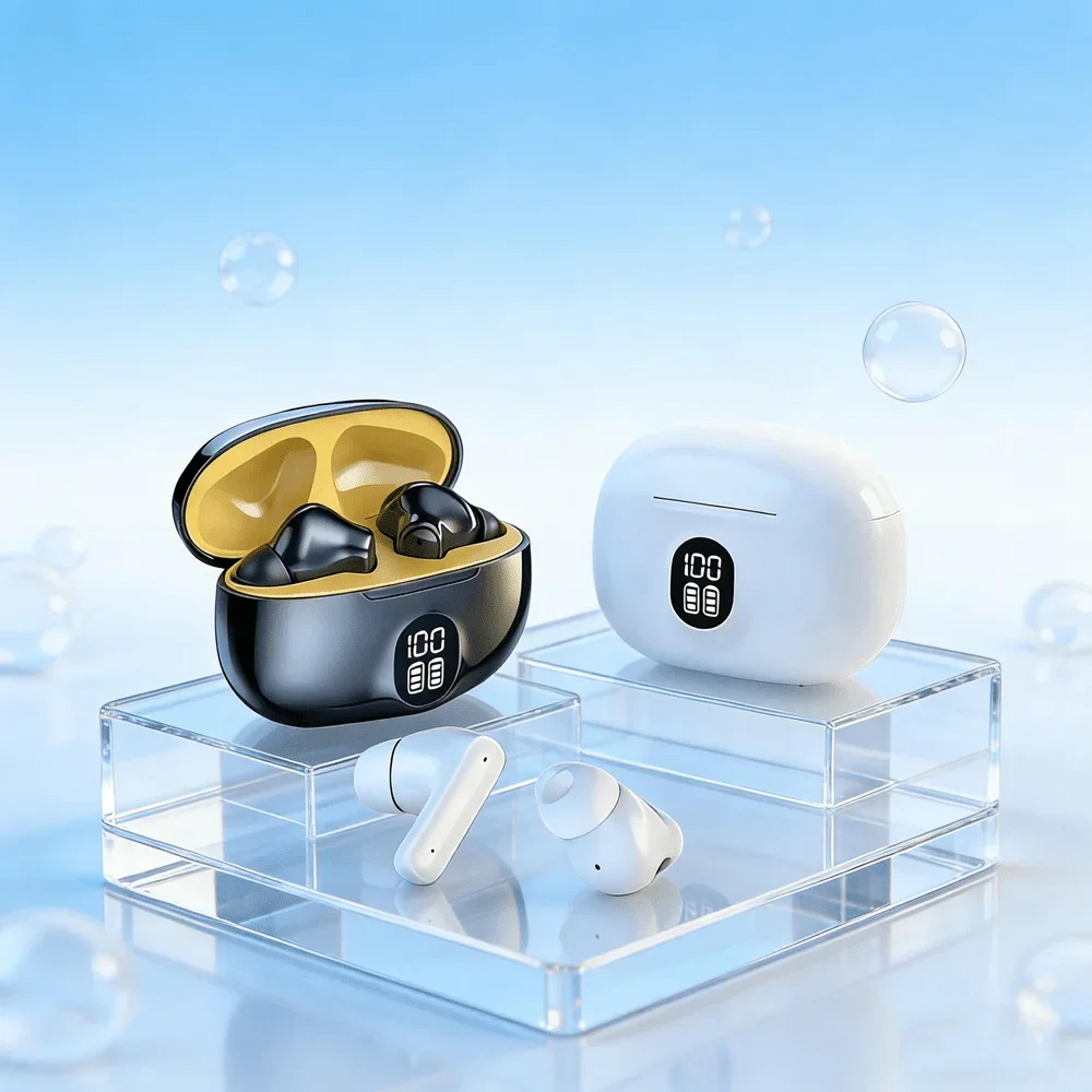 wireless gaming headphones tws in ear bluetooth earphones with active noise cancelling