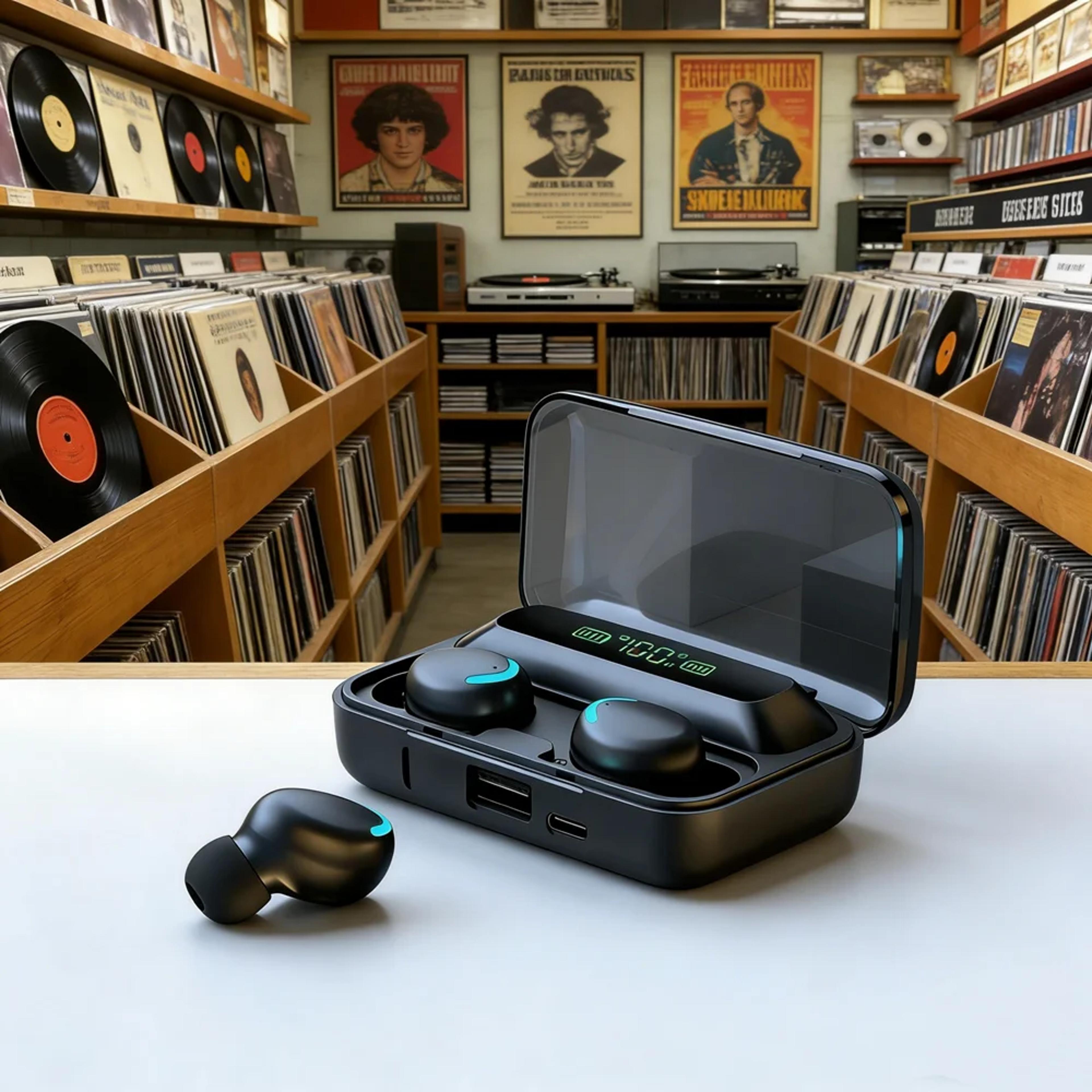 bluetooth wireless earbuds noise cancellation and touch controls