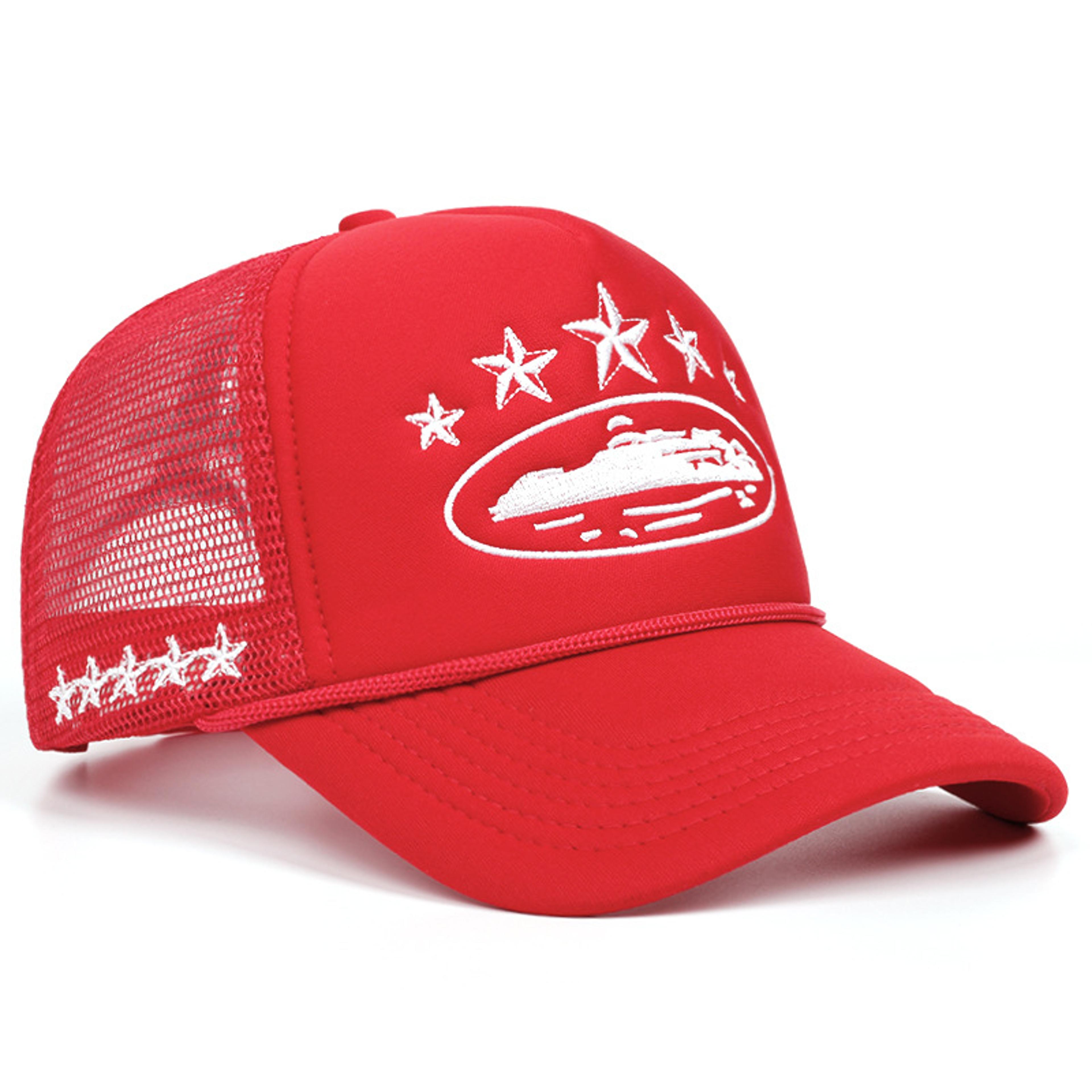 unisex pentagram baseball mesh cap adjustable outdoor spring summer sun hat