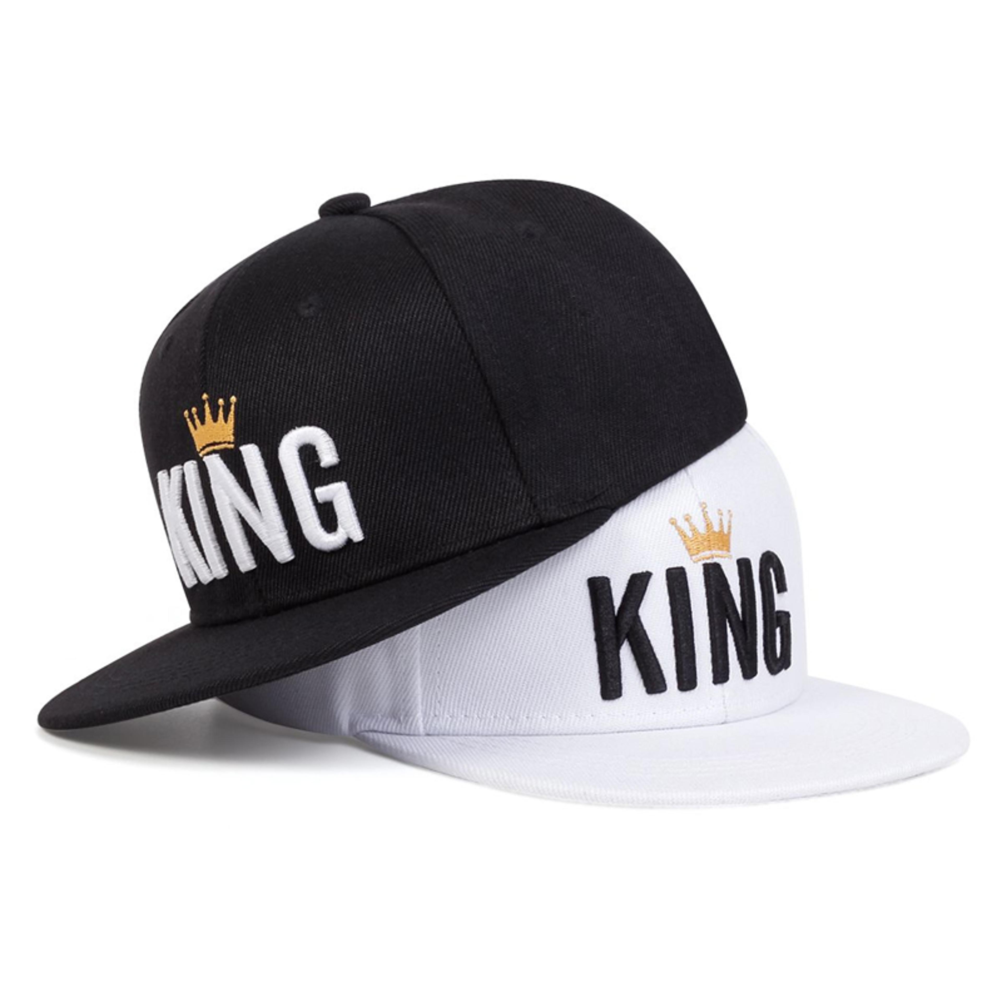 adjustable crown king embroidery baseball cap for kids