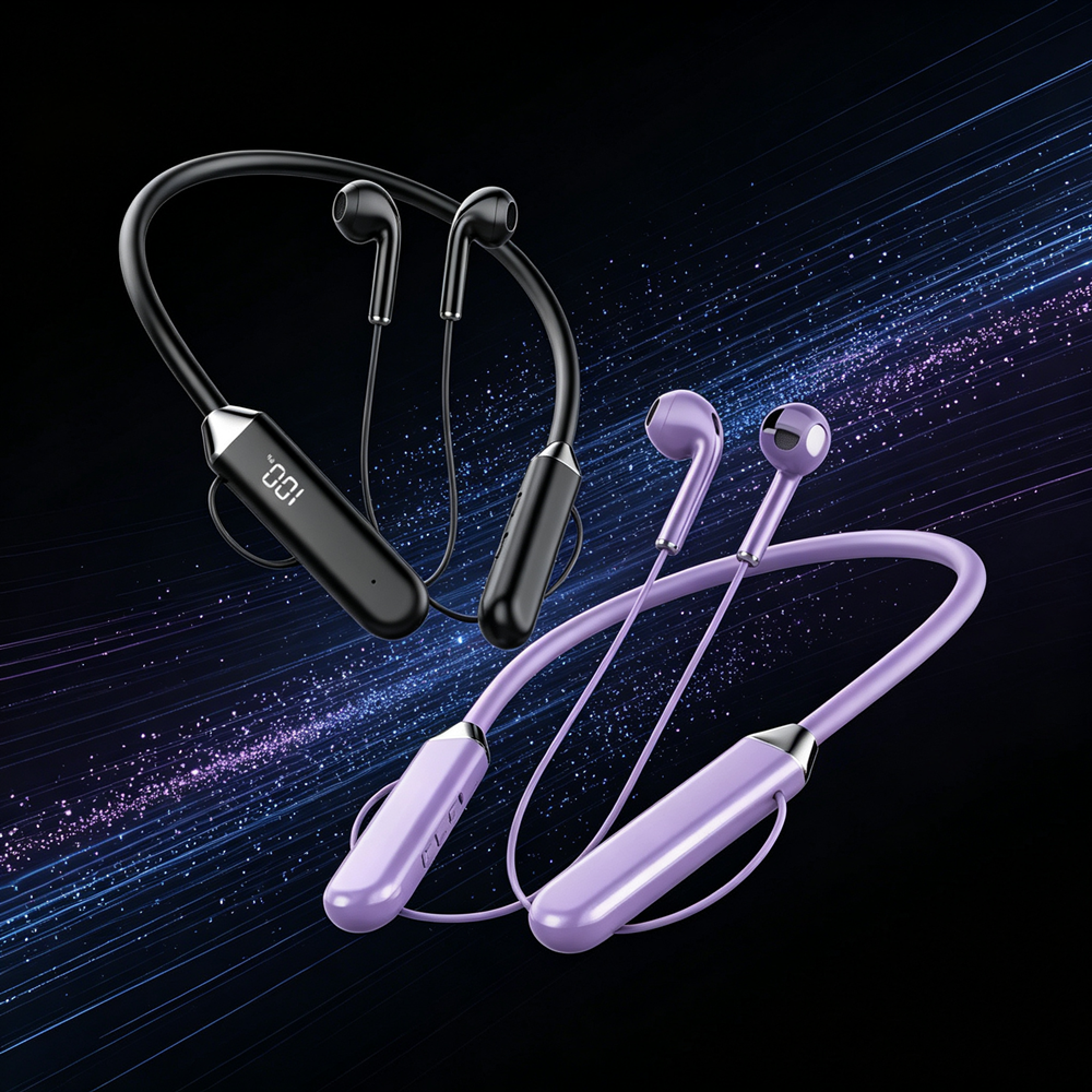 wireless bluetooth earbuds active noise cancelling headphones with charging case and high capacity battery