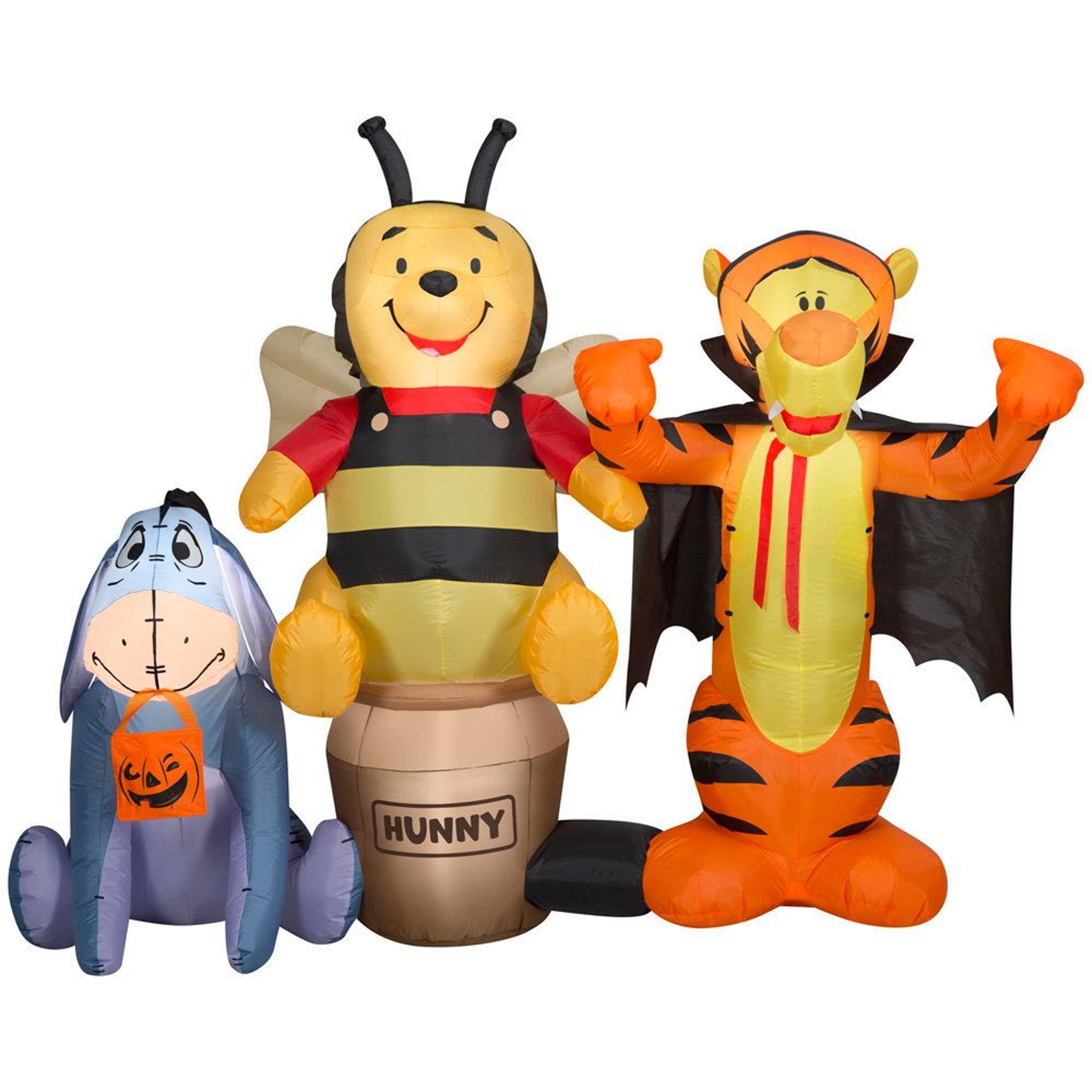 halloween inflatable winnie the pooh tigger and eeyore light up decoration
