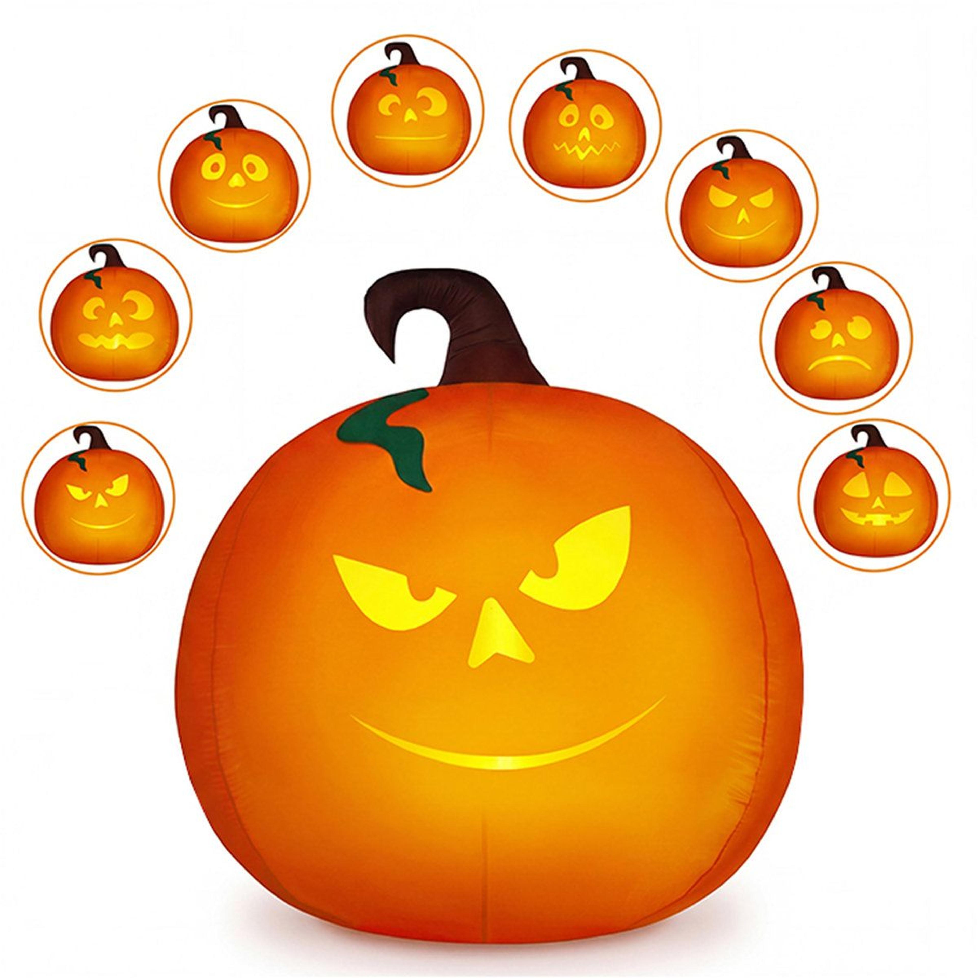tall halloween inflatable pumpkin outdoor decoration