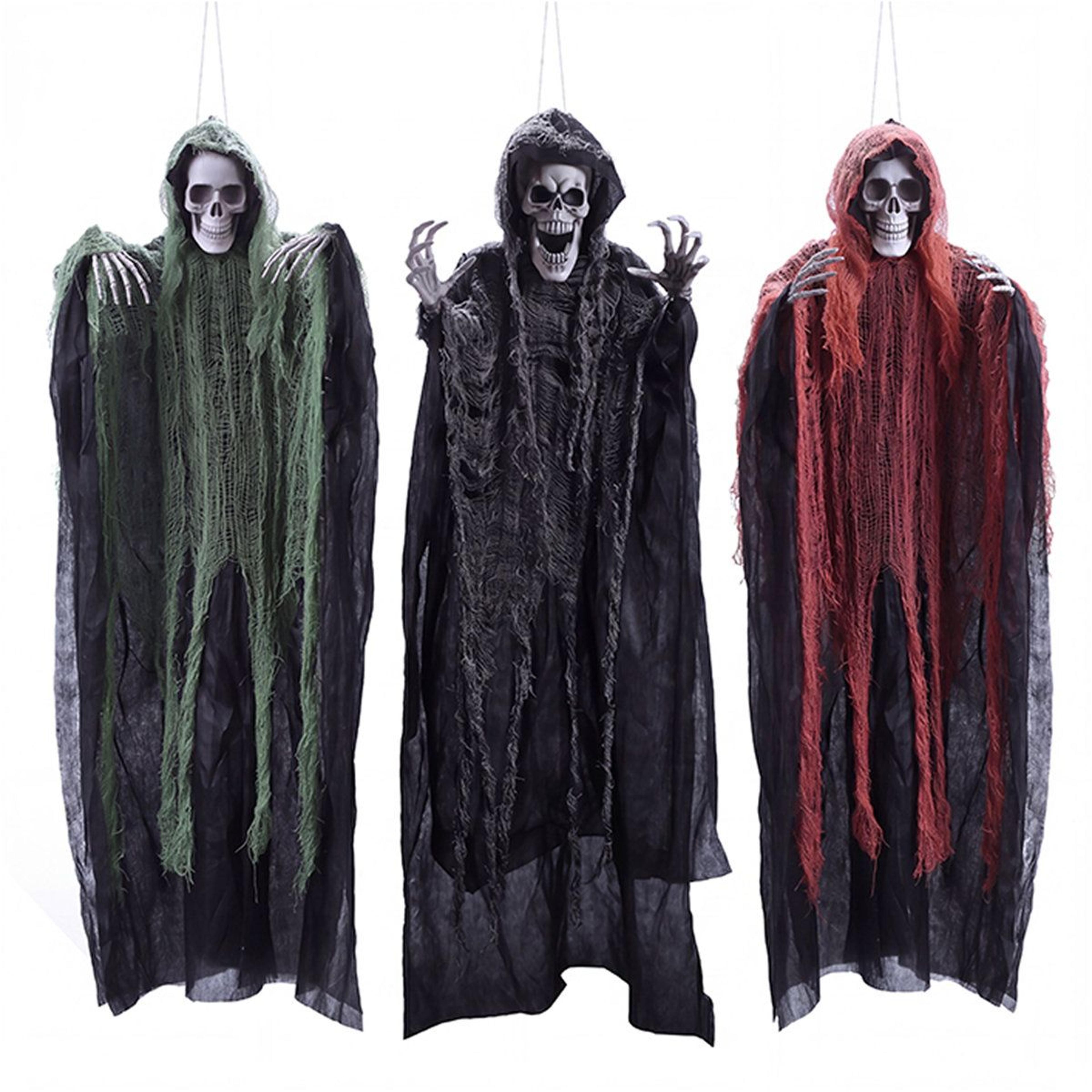 hanging halloween ghost decoration plastic outdoor figurine