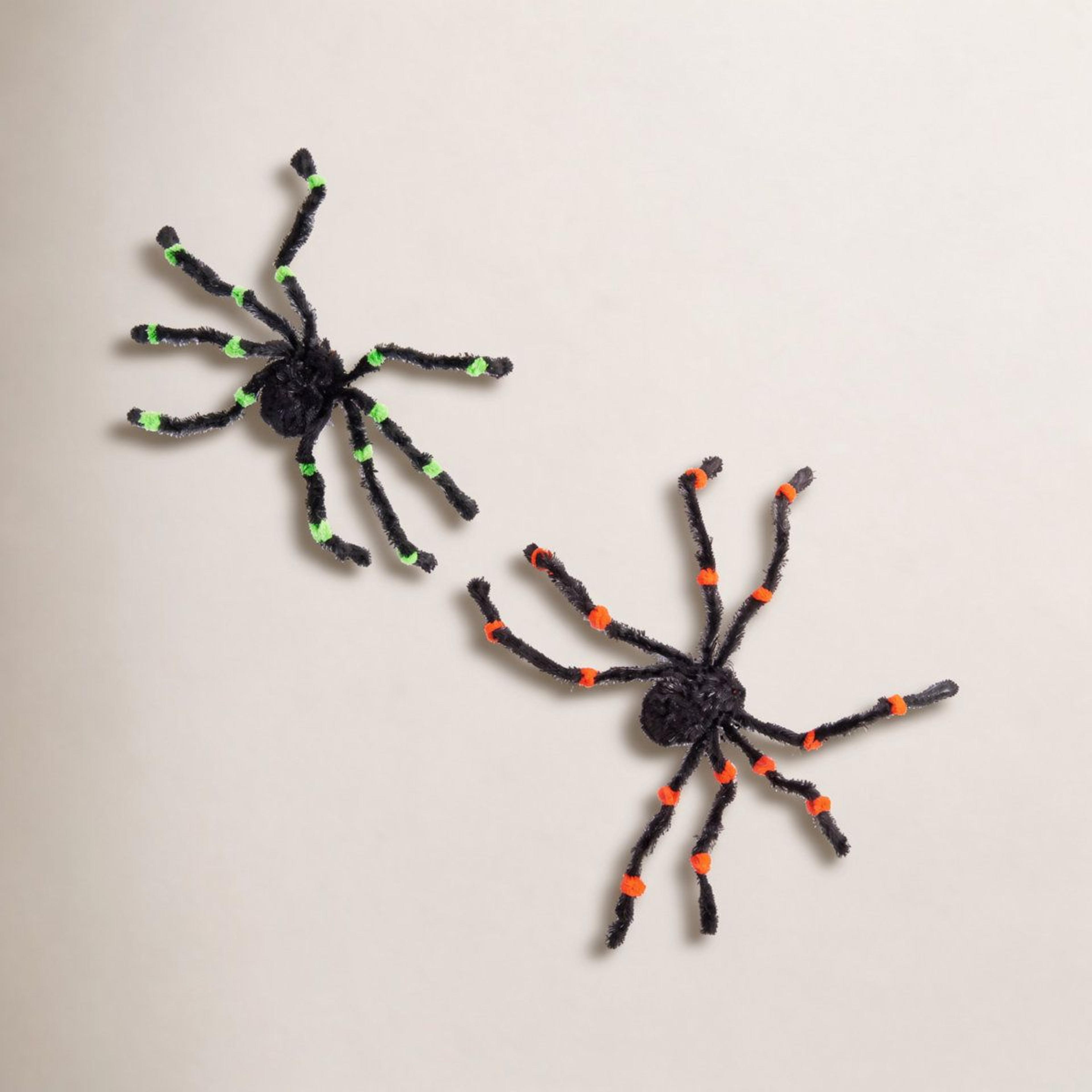 Halloween Spider Decorations Plastic Hanging And Freestanding Figurines 4
