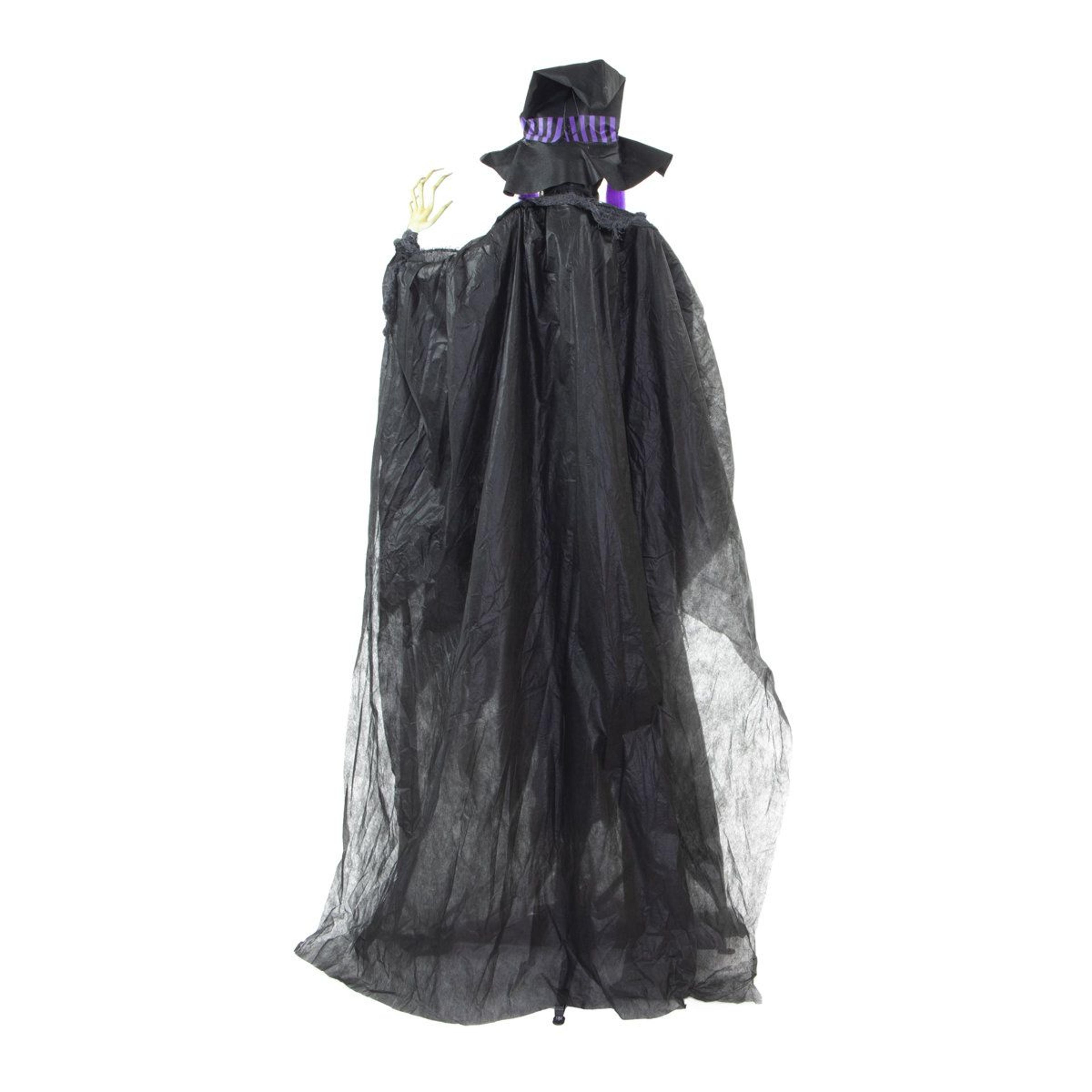 Talking Witch Halloween Animatronic With Touch Activated Lights And Sound 1