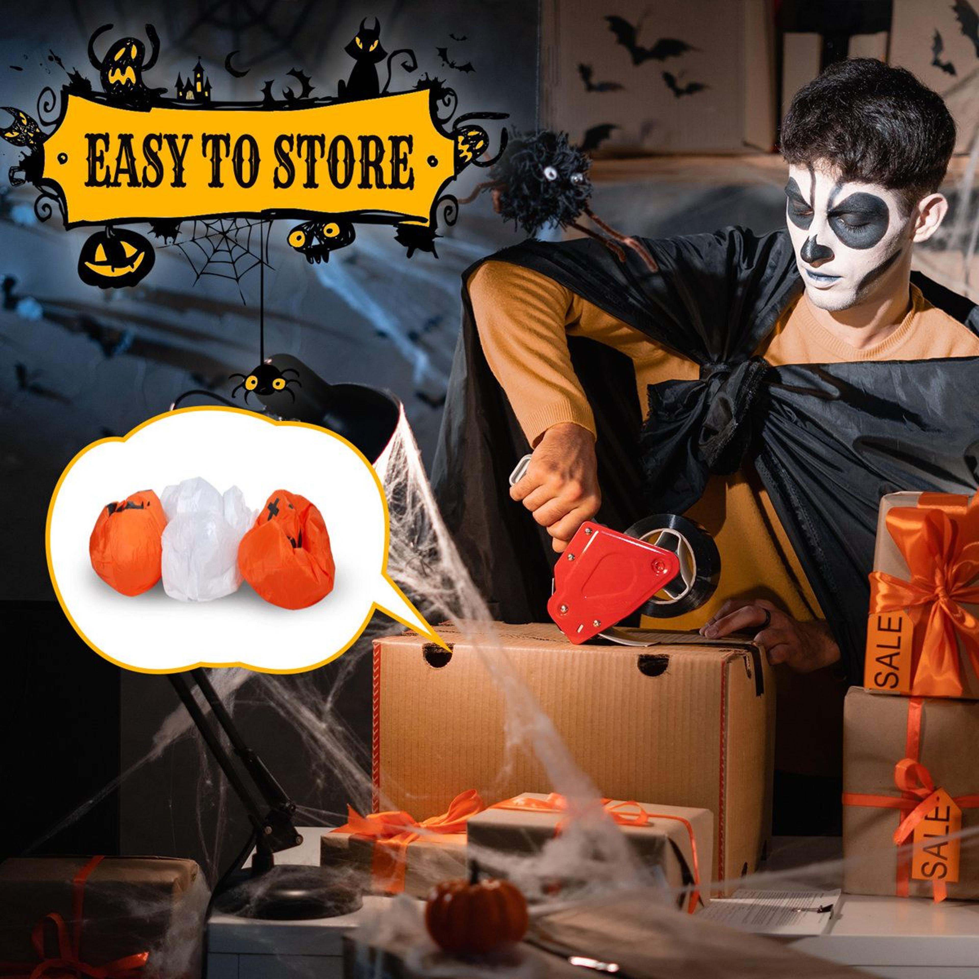 Pumpkin Spider Ghost Inflatable Halloween Outdoor Decoration With LED Lights 2