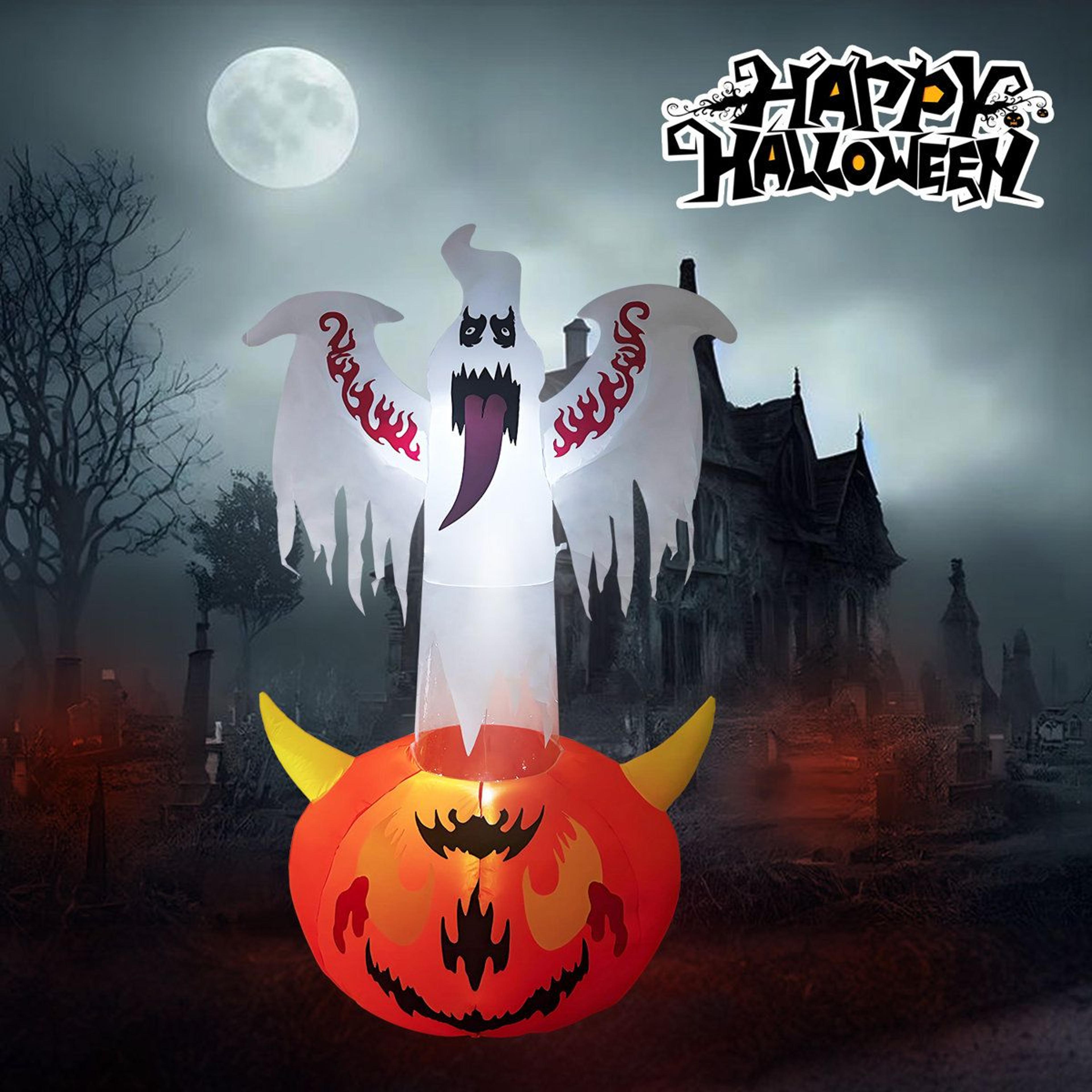 halloween pumpkin light plug in outdoor decoration