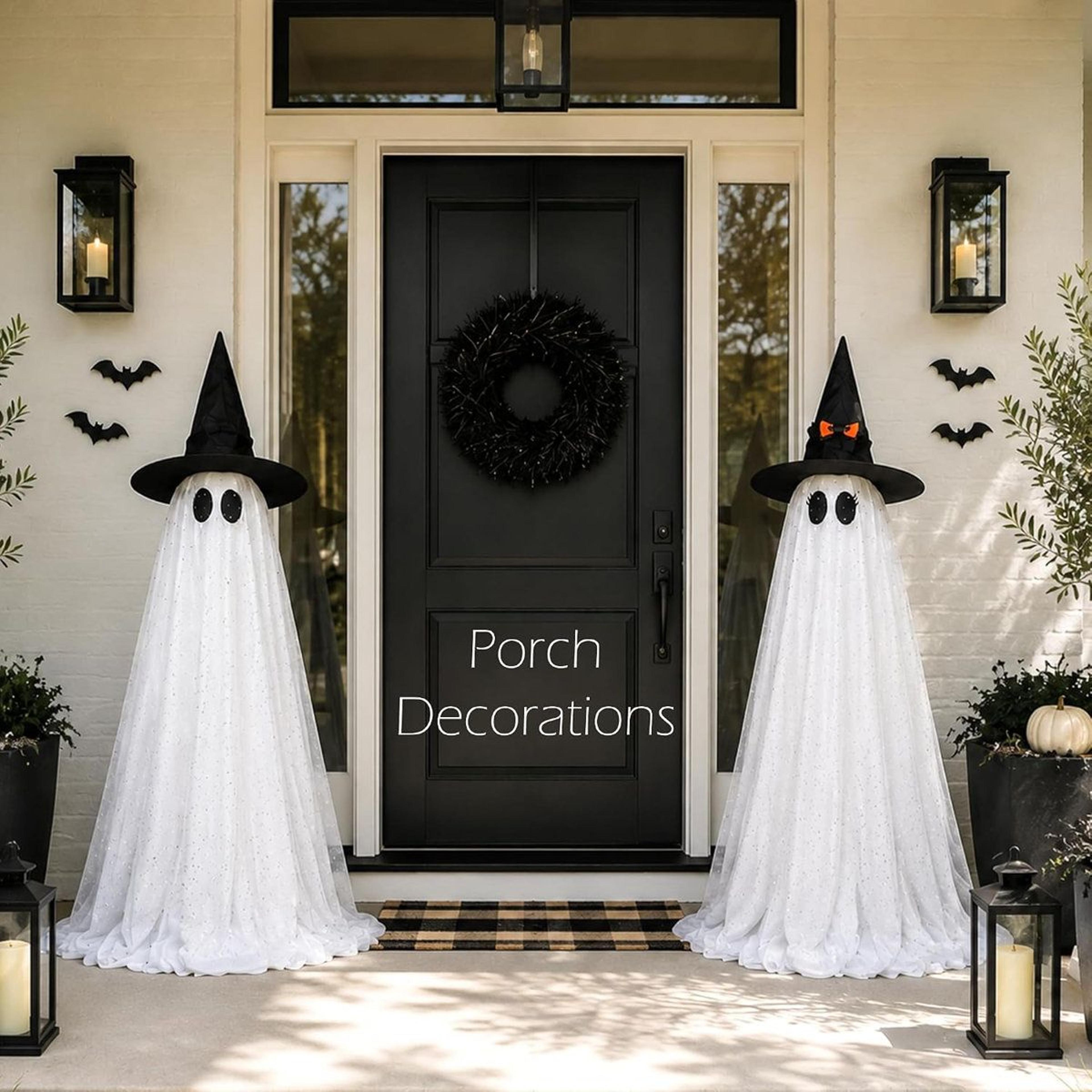 Lighted Halloween Ghost Decorations For Outdoor Yard And Porch 4
