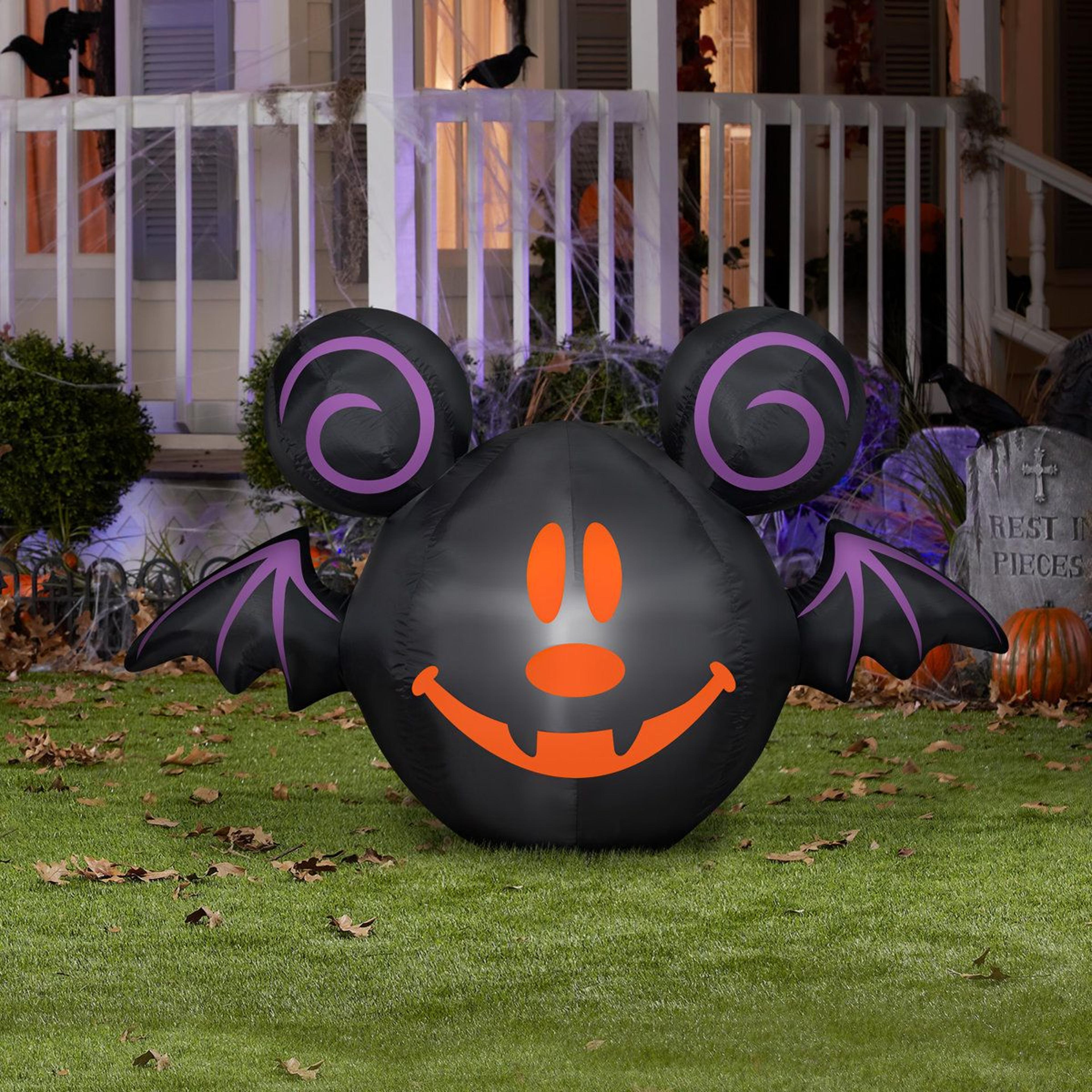 Inflatable Halloween Alien With LED Lights And Sign 1