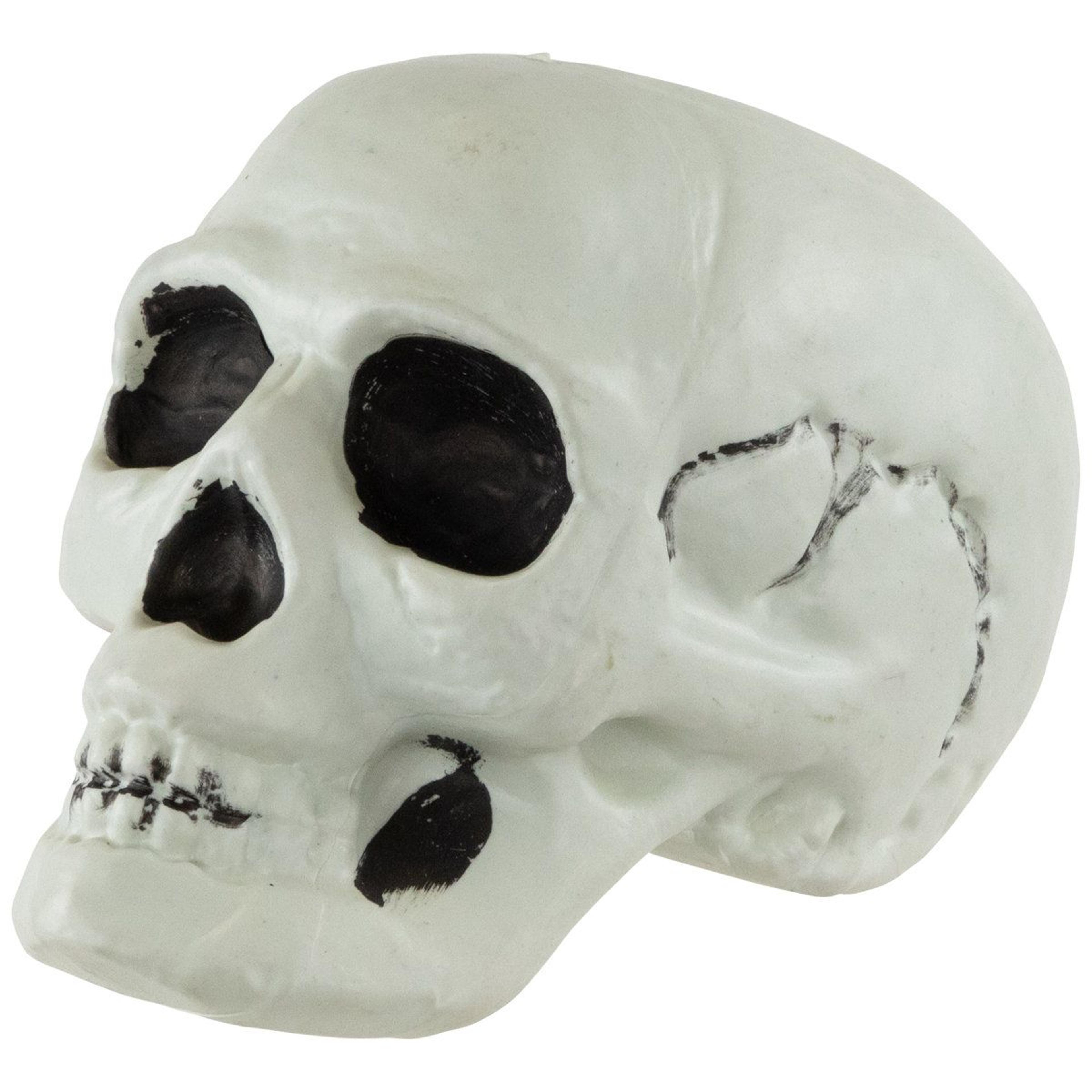 Halloween Skull Decorations Ivory Plastic Skulls For Indoor And Outdoor Decor 4