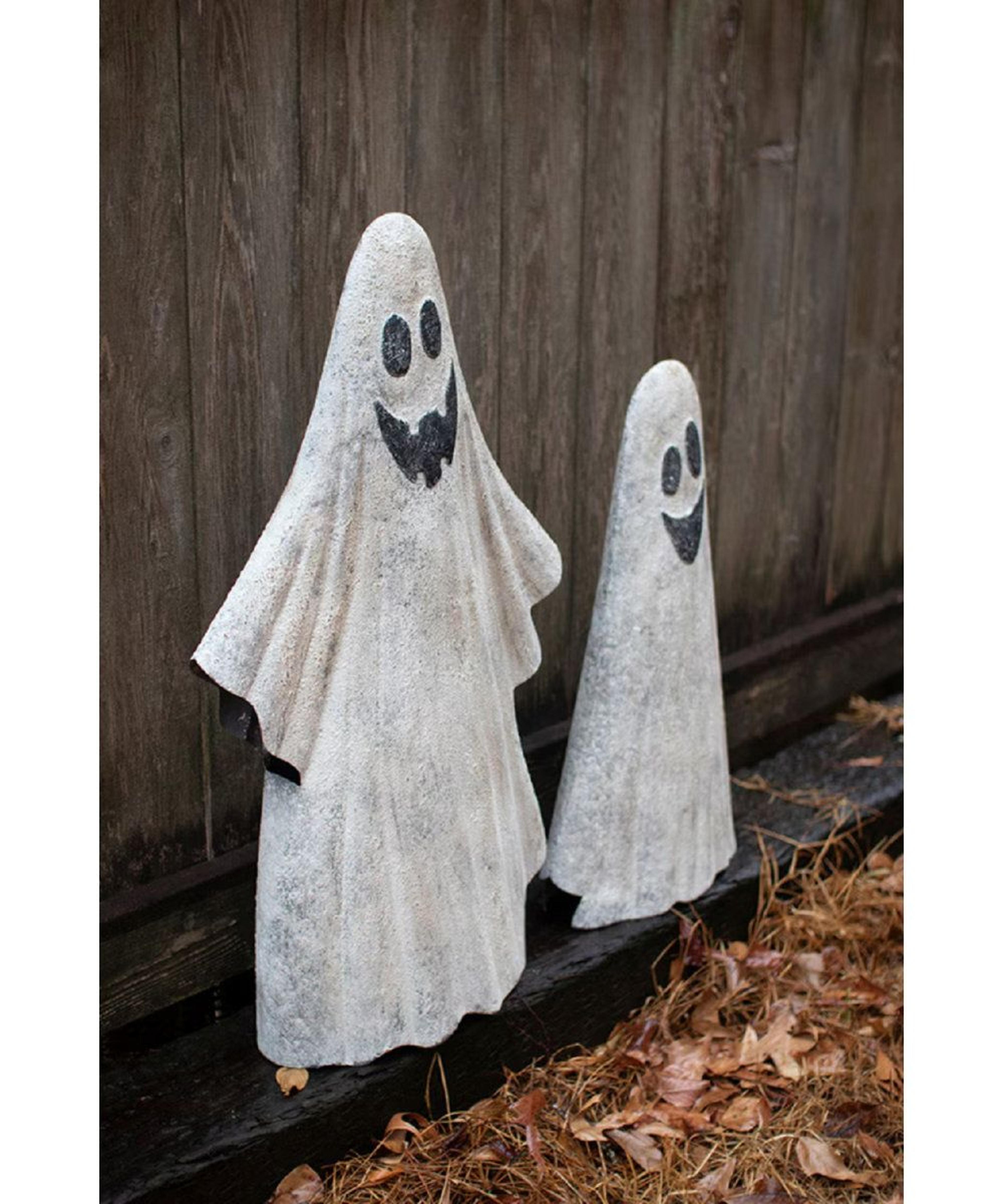 Metal Ghost Yard Decorations 35Inch Outdoor Halloween Display 4