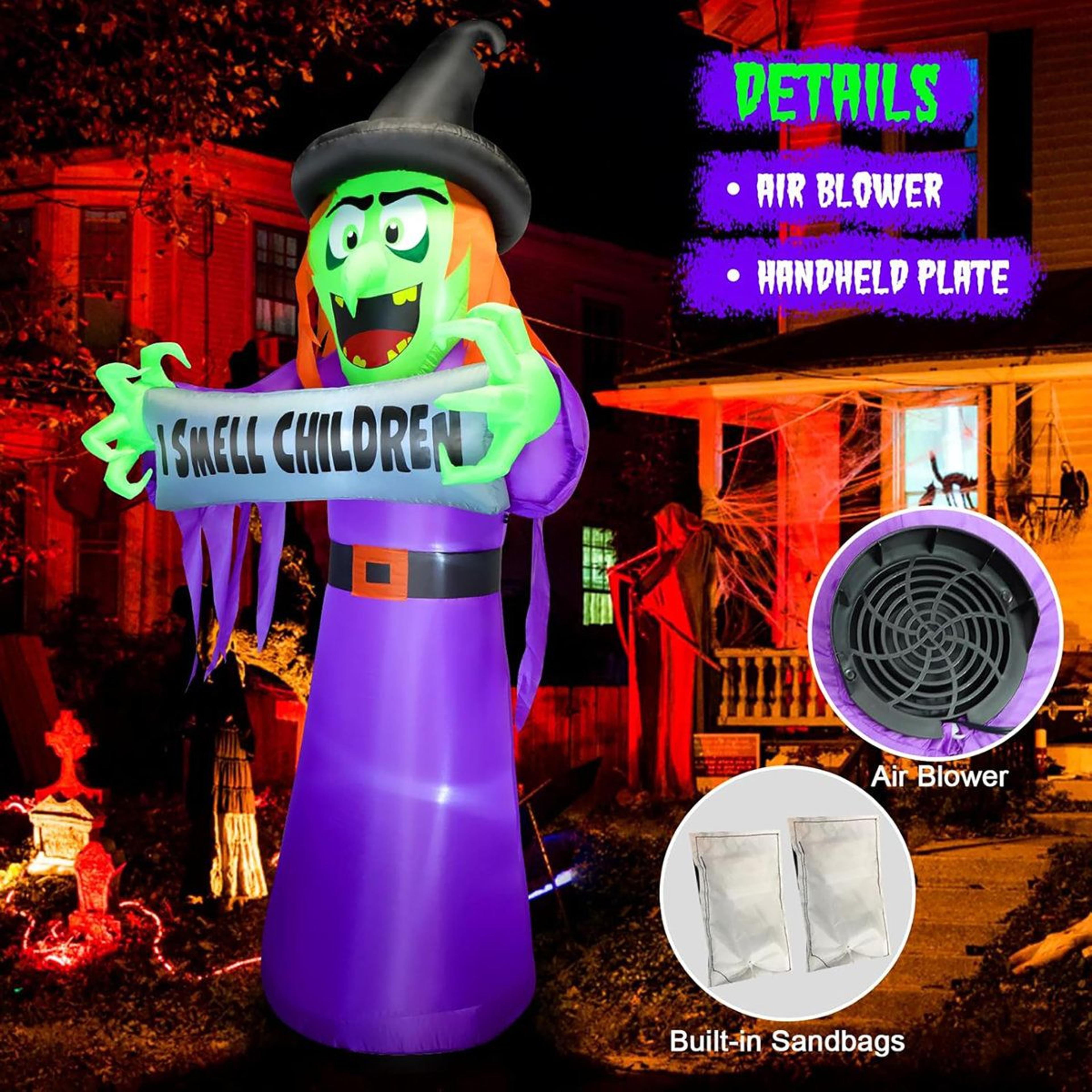 Purple Inflatable Outdoor Decoration With Lighted Design 2