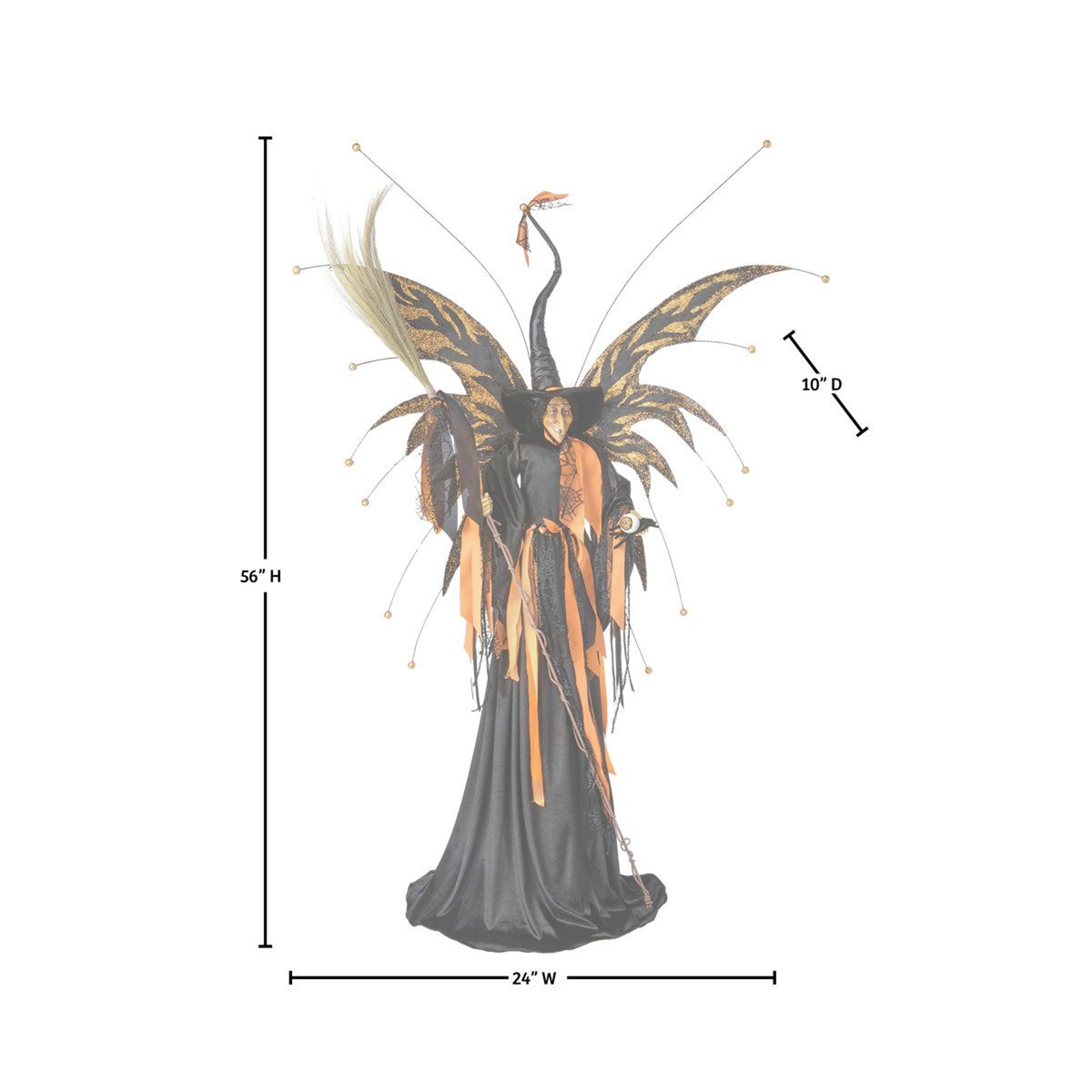 Haunted Witch Halloween Decoration For Indoor Display 4