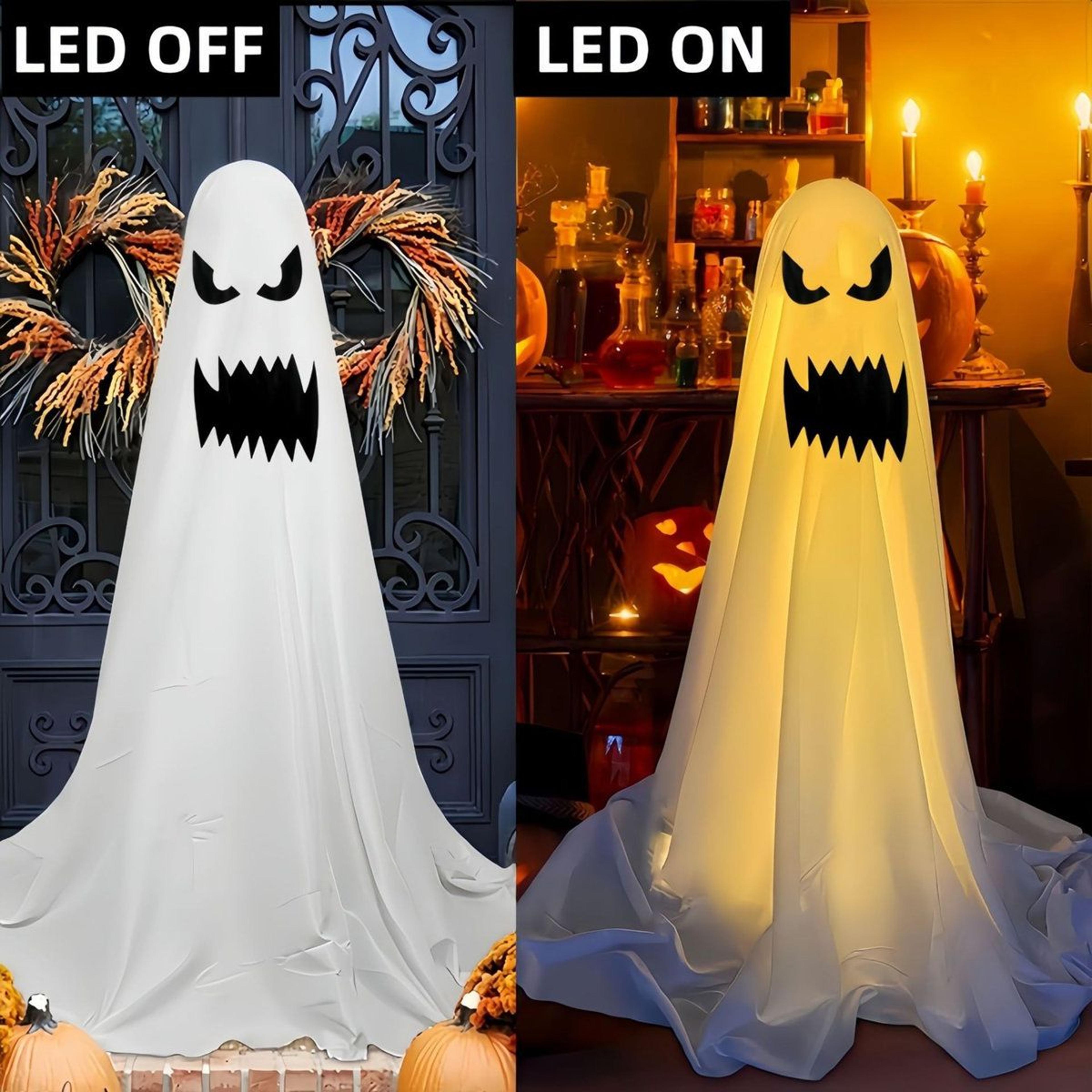 Halloween Light Up Ghost Decorations With LED Lights For Indoor Outdoor Display 2