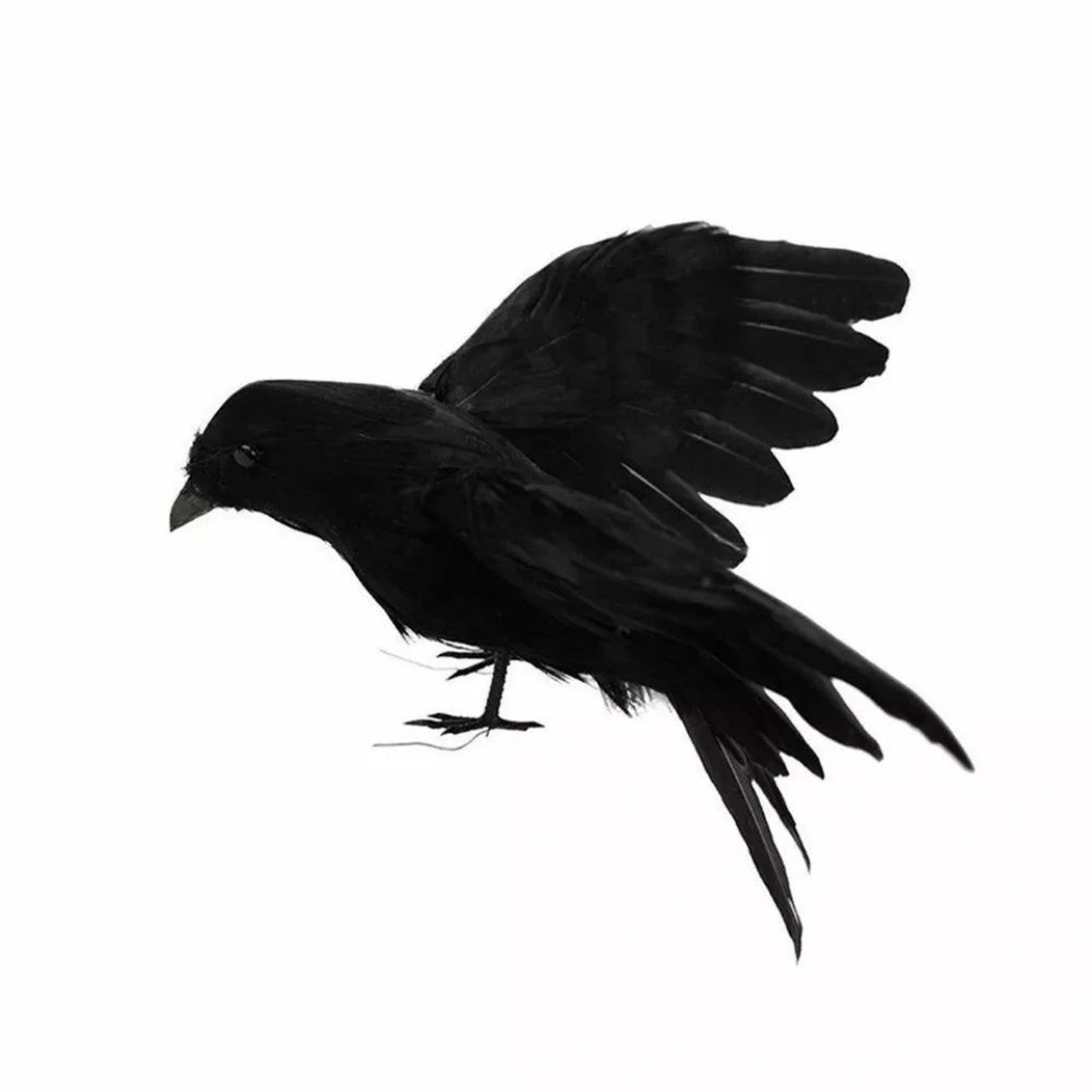 halloween crow decorations black raven props for indoor and outdoor decor