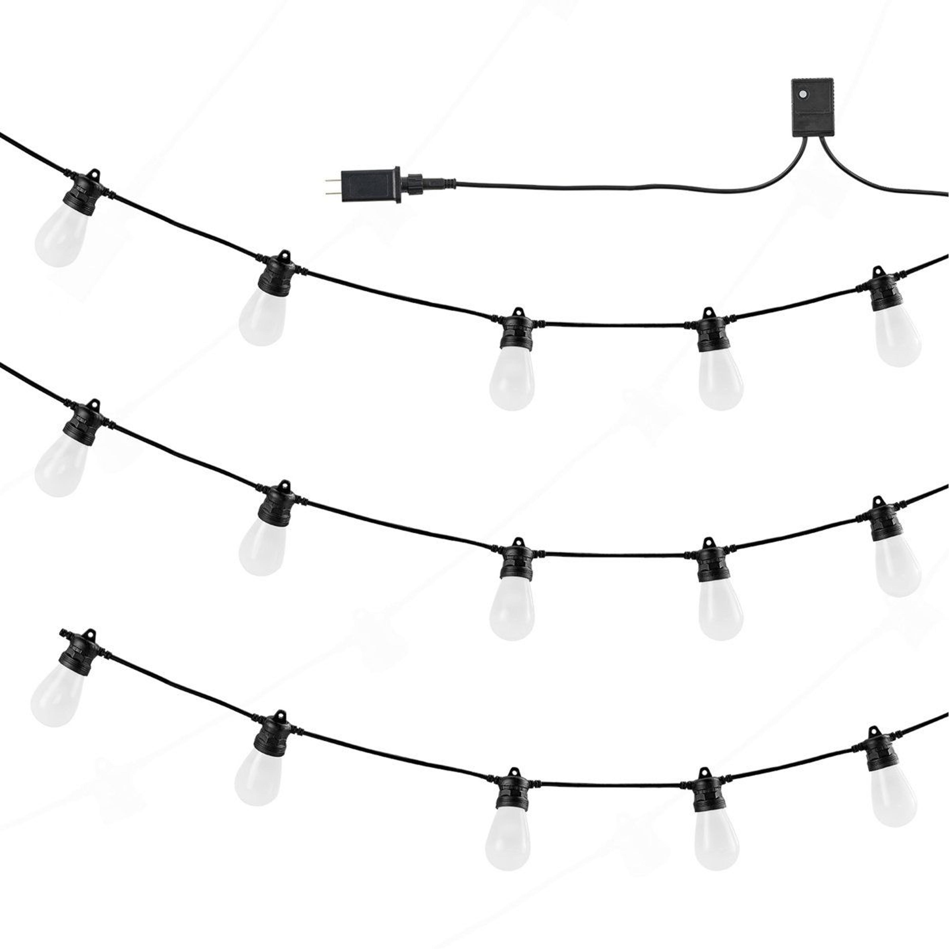 RGB Outdoor String Lights With Bulbs And App Control 3
