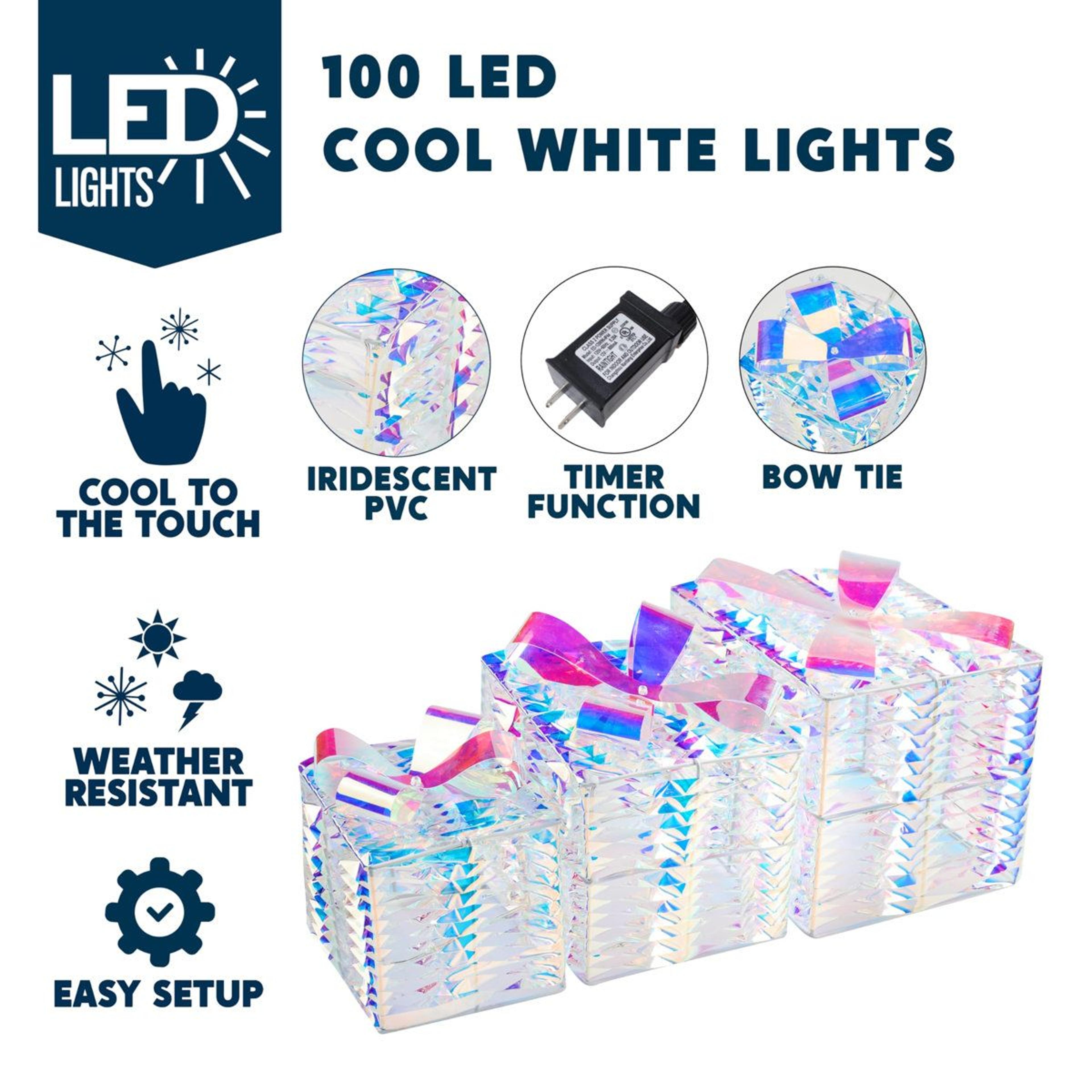 Freestanding Christmas Outdoor Decoration With LED Lights And Plug In Power 2