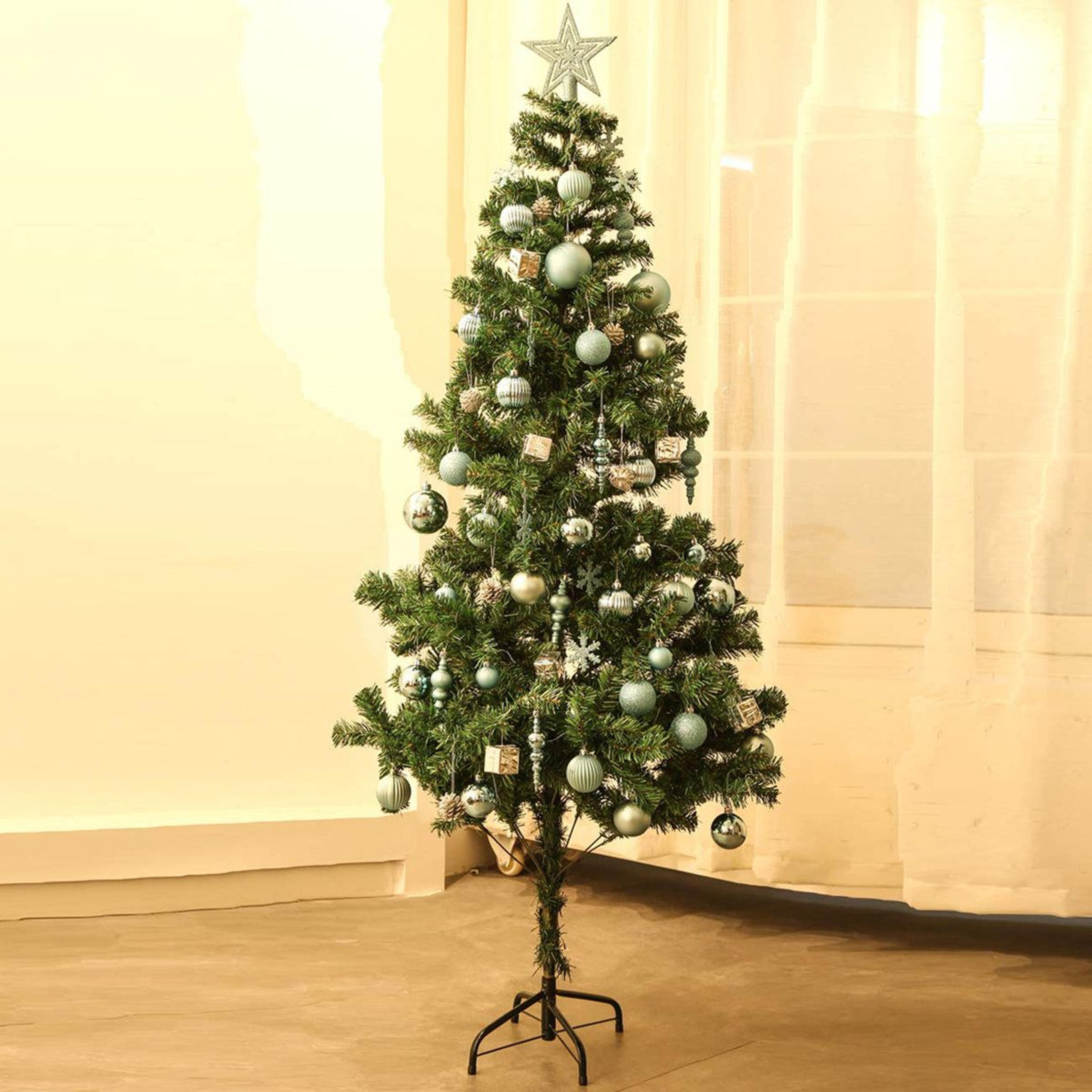 Christmas Tree And Star Decorative Hooks Indoor Holiday Accent Set 2